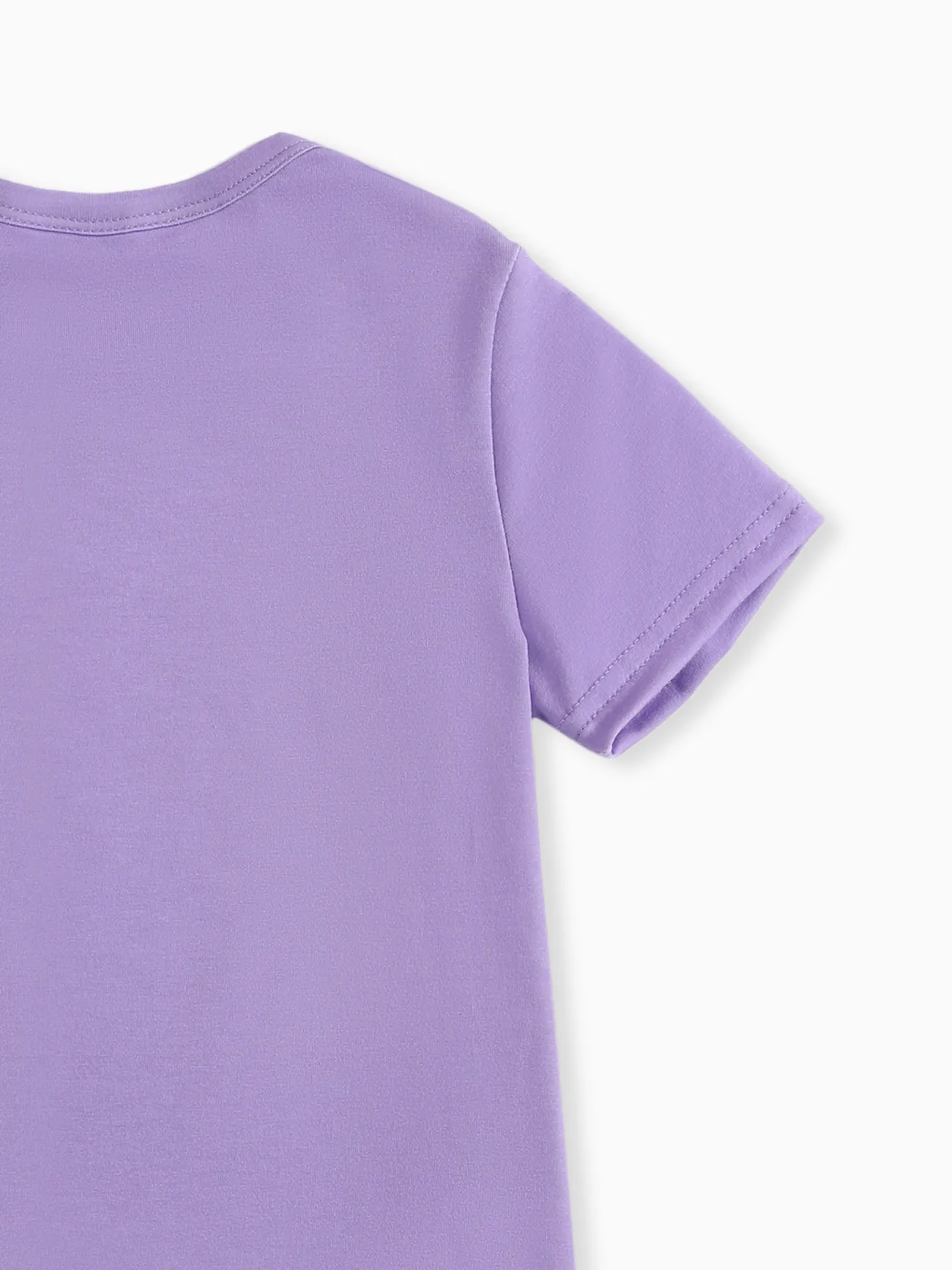 Purple - Disney Frozen Toddler Girls Anna/Elsa 1pc Glow in the Dark Magical Snowflake Print T-shirt - image 4
