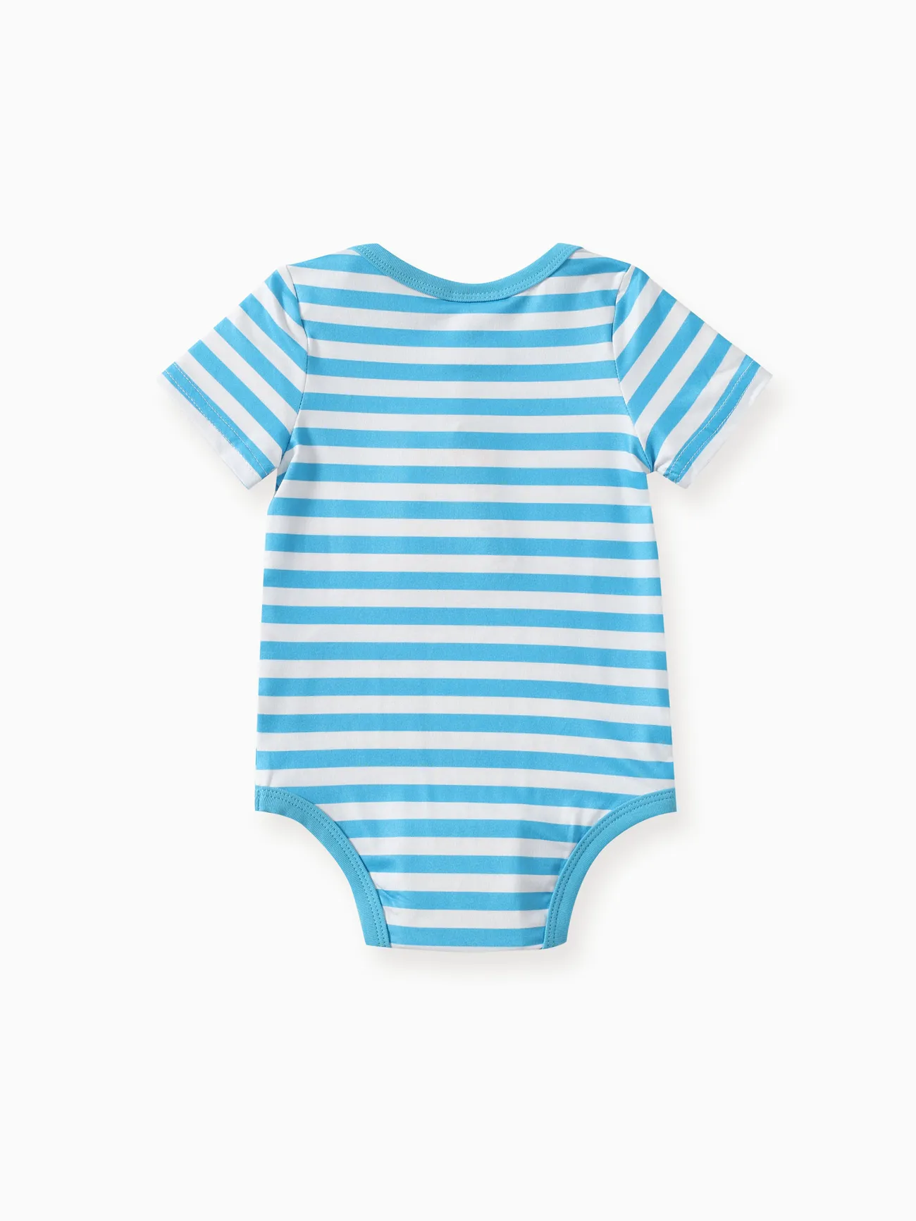 Die Schlümpfe Vatertag Baby Jungen Kindlich Kurzärmelig Strampler blau big image 1