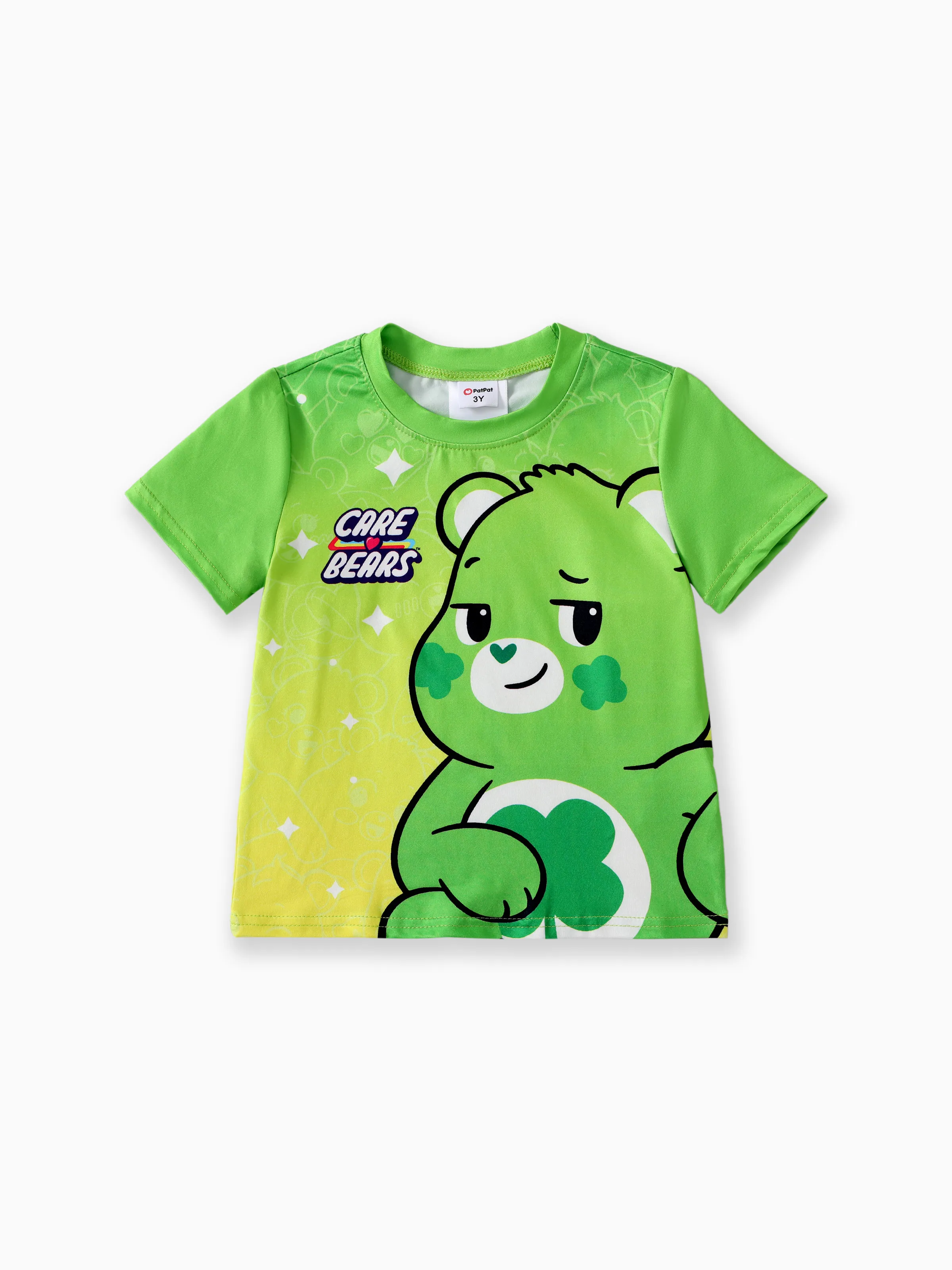 Care Bear Toddler/Kid Boys/Girls 1pc Character Gradient Print T-shirt