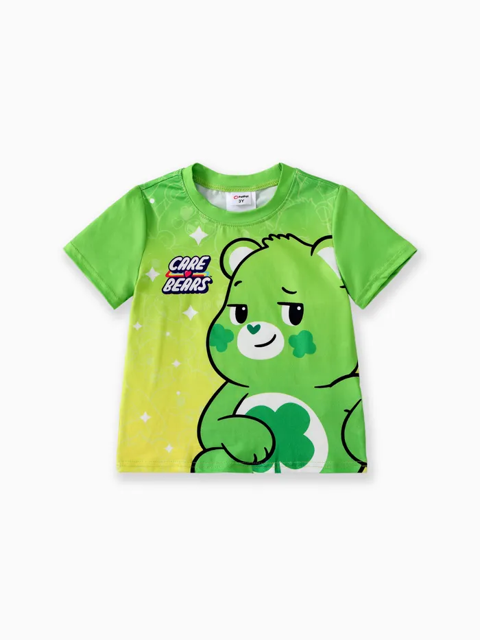 Cuidado Bear Toddler/Kid Boys/Girls 1pc Personagem Gradient Print T-shirt