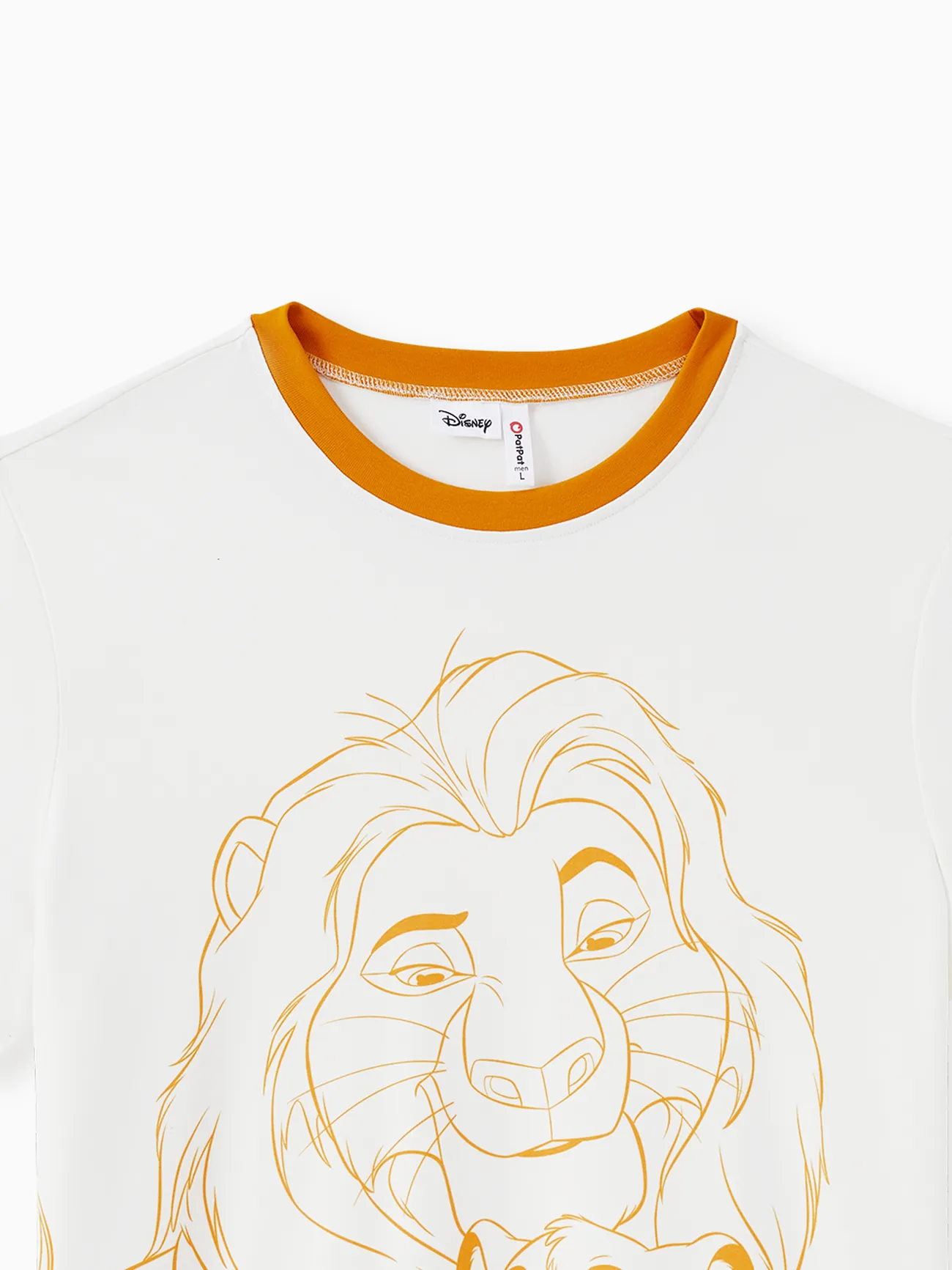 Hommes - Le Roi Lion de Disney Look Familial Fête des Mères Lion Manches courtes Tenues de famille assorties Hauts - Blanc - image 16