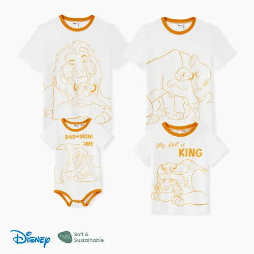 Disney König der Löwen Familie Passende Simba Naia™ Strichzeichnung Charakter Print T-Shirt/Strampler