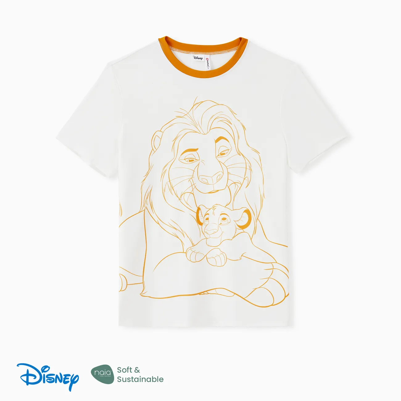 迪士尼獅子王 全家裝 母親節 獅子 短袖 親子裝 上衣 白色 big image 1