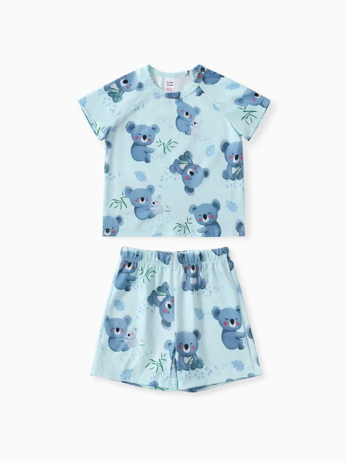 Bebê/criança menino 2pcs Koala padrão pijama Set