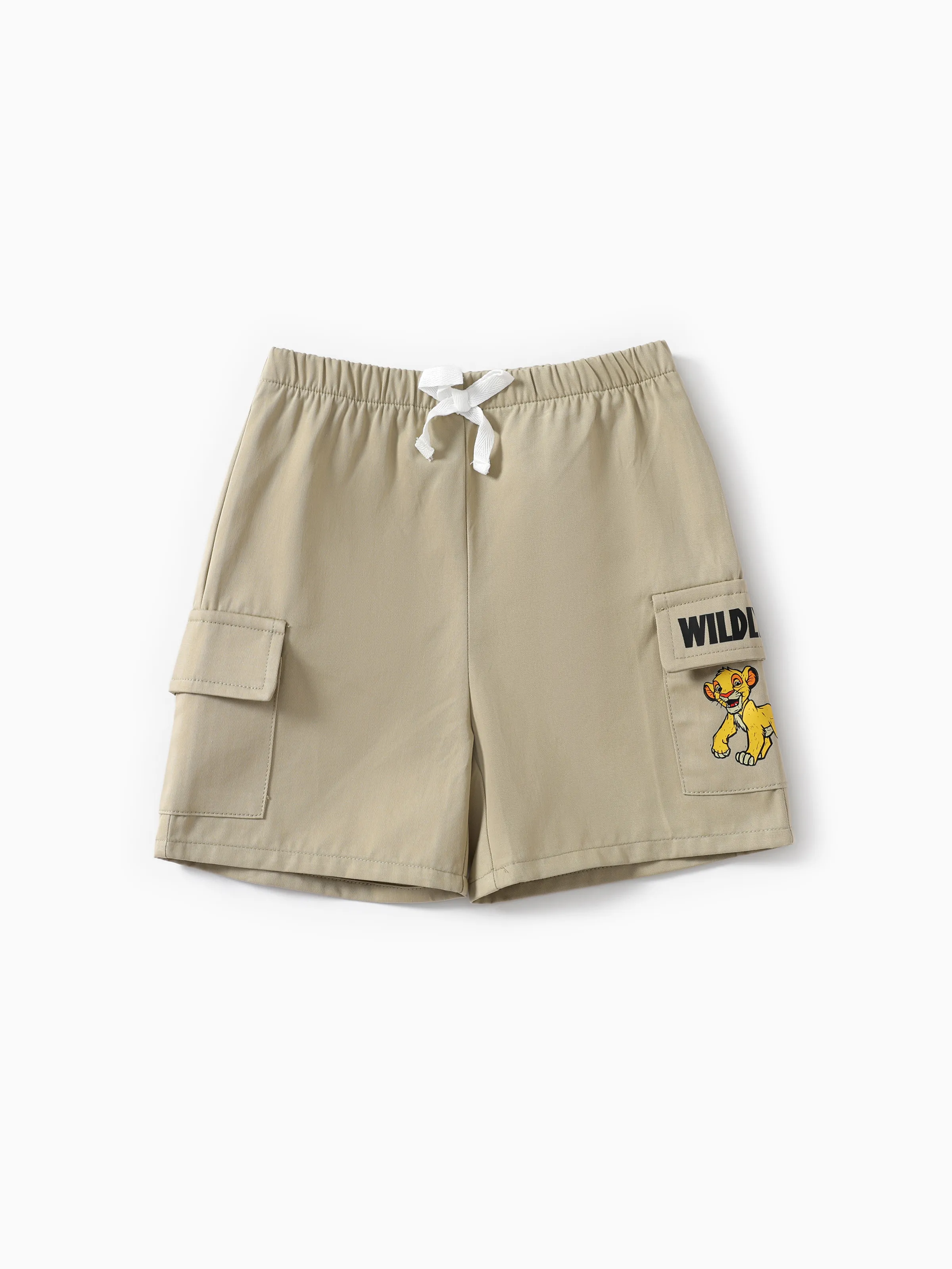 

Disney Lion King Toddler/Kid Boys Simba 1pc Naia™ Tropical Plant Print Tee/ Cotton Cargo Shorts