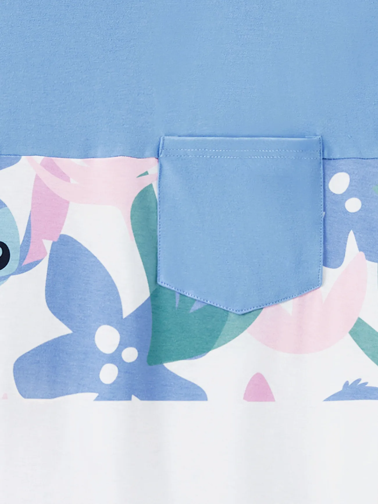 Men - Stitch Dresses & T-Shirts - Family Disney Outfits with Floral Plant Print - MultiColour - image 24