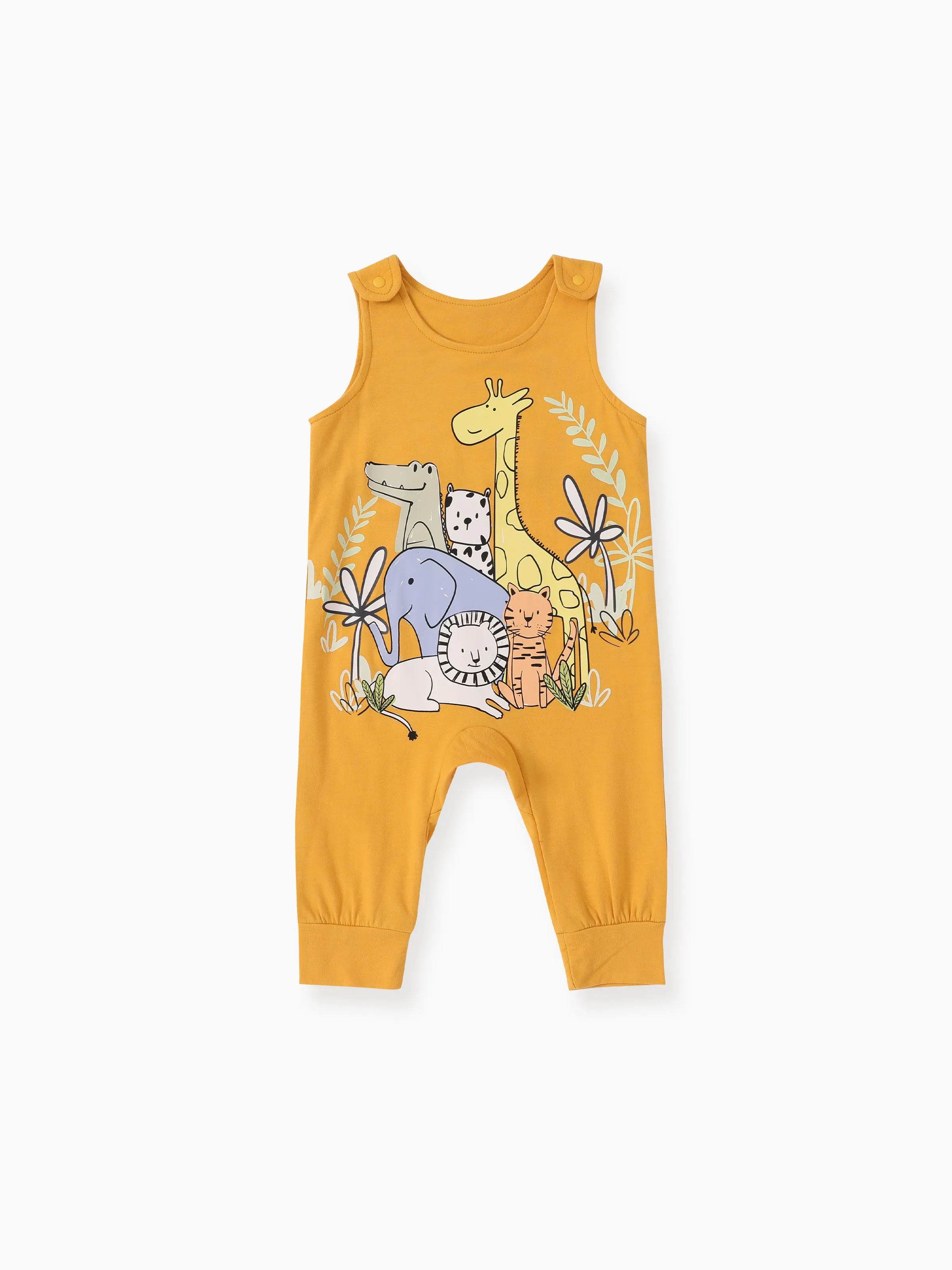 

Baby Boy Childlike Animal Pattern Jumpsuit