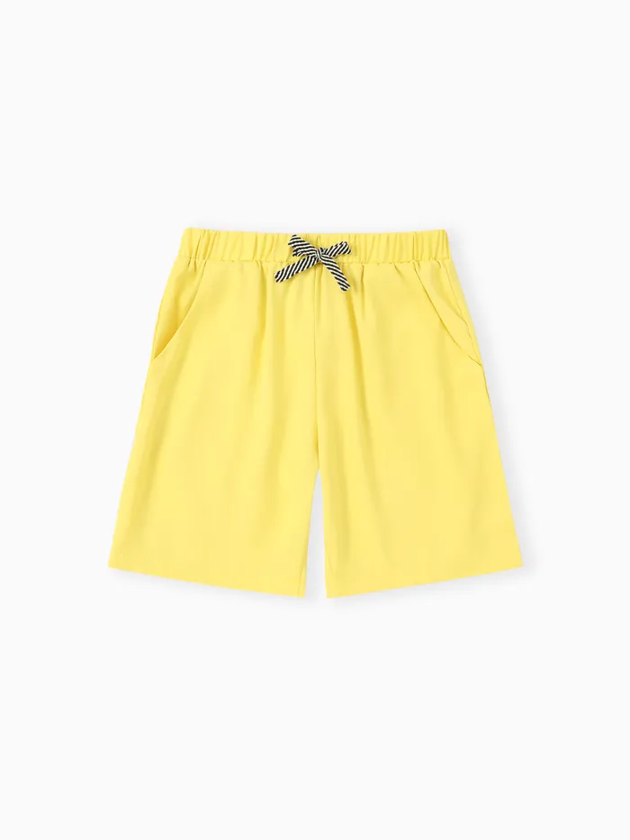 Pantalones cortos de vendaje sueltos para niños, 1 pieza, pantalones cortos de playa helados de poliéster y spandex