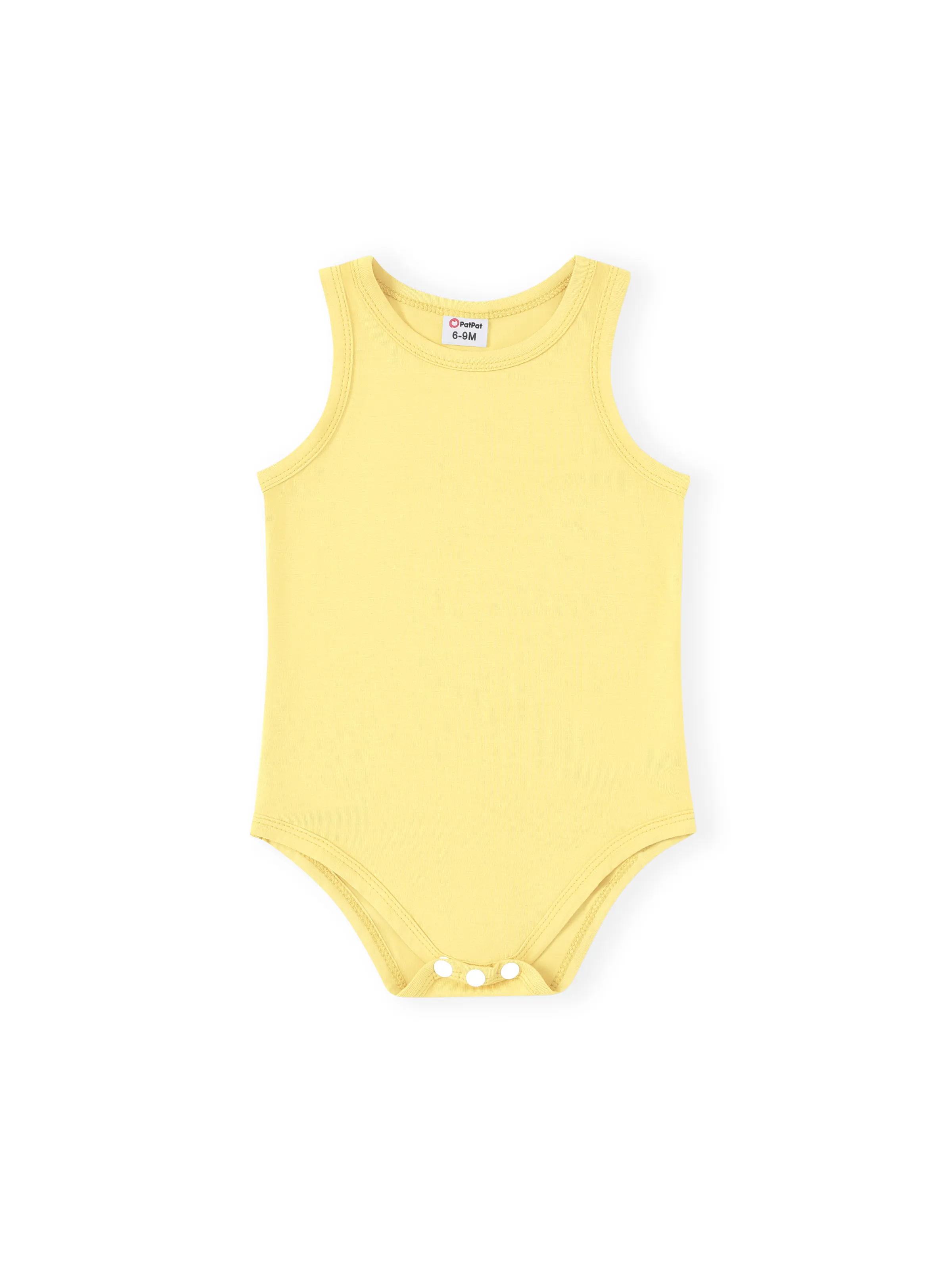 

Comfortable Baby Cotton Bodysuit with 95% Modal and 5% Spandex, Unisex, Solid Color