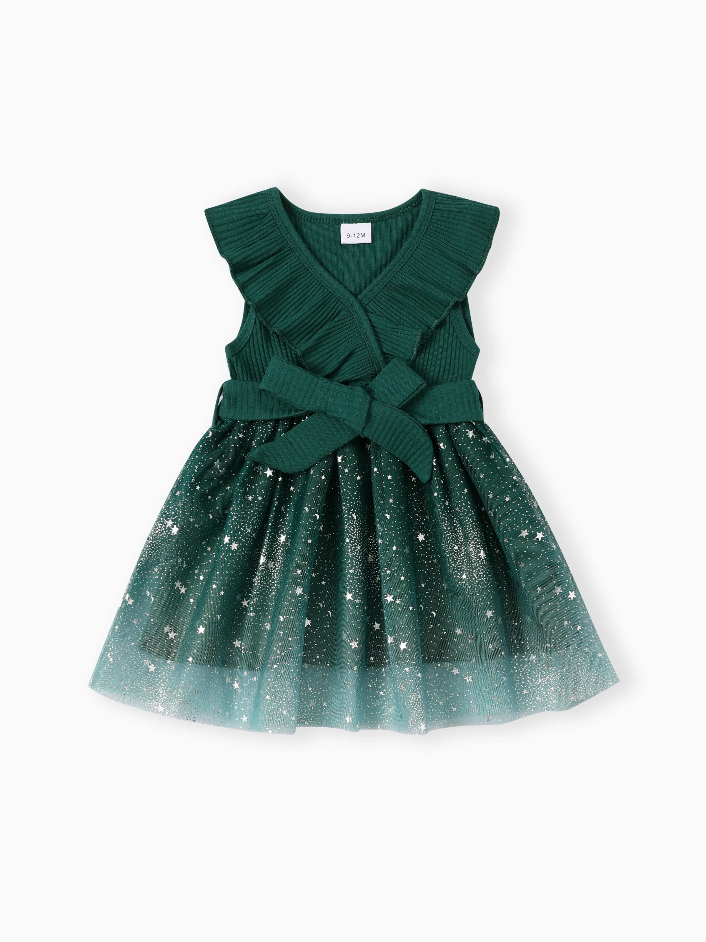 

Sweet Stars Ruffle Dress Set for Baby Girls