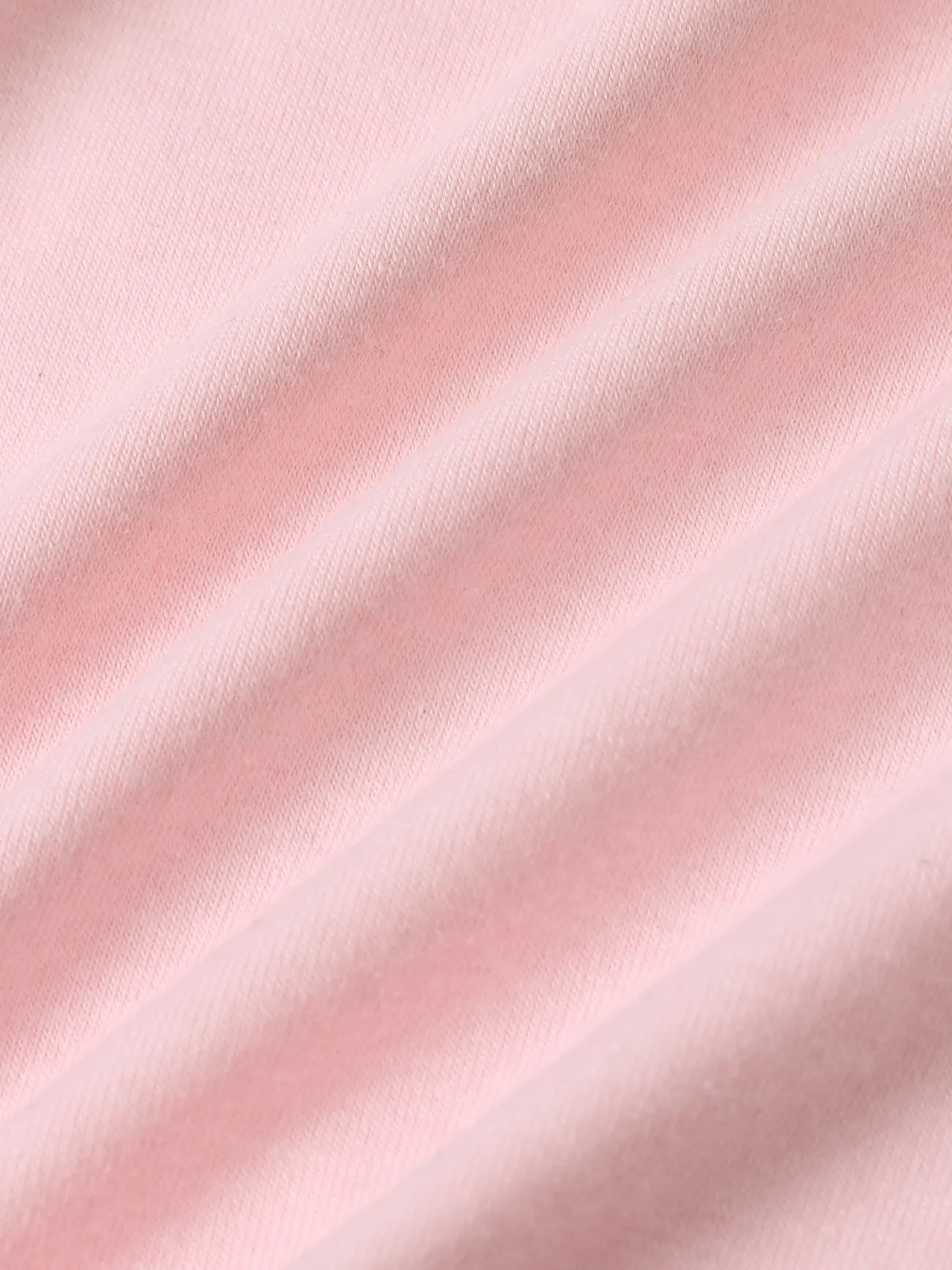 2pcs Baby Girl Grid/Houndstooth Ruffle Edge Set Pink big image 1