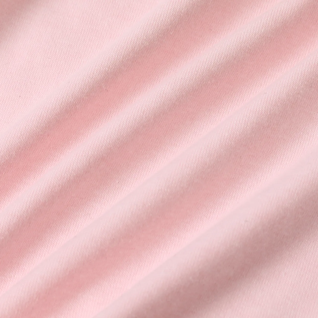2 Stück Baby Mädchen Rüschenrand Avantgardistisch Kurzärmelig Baby-Sets rosa big image 1