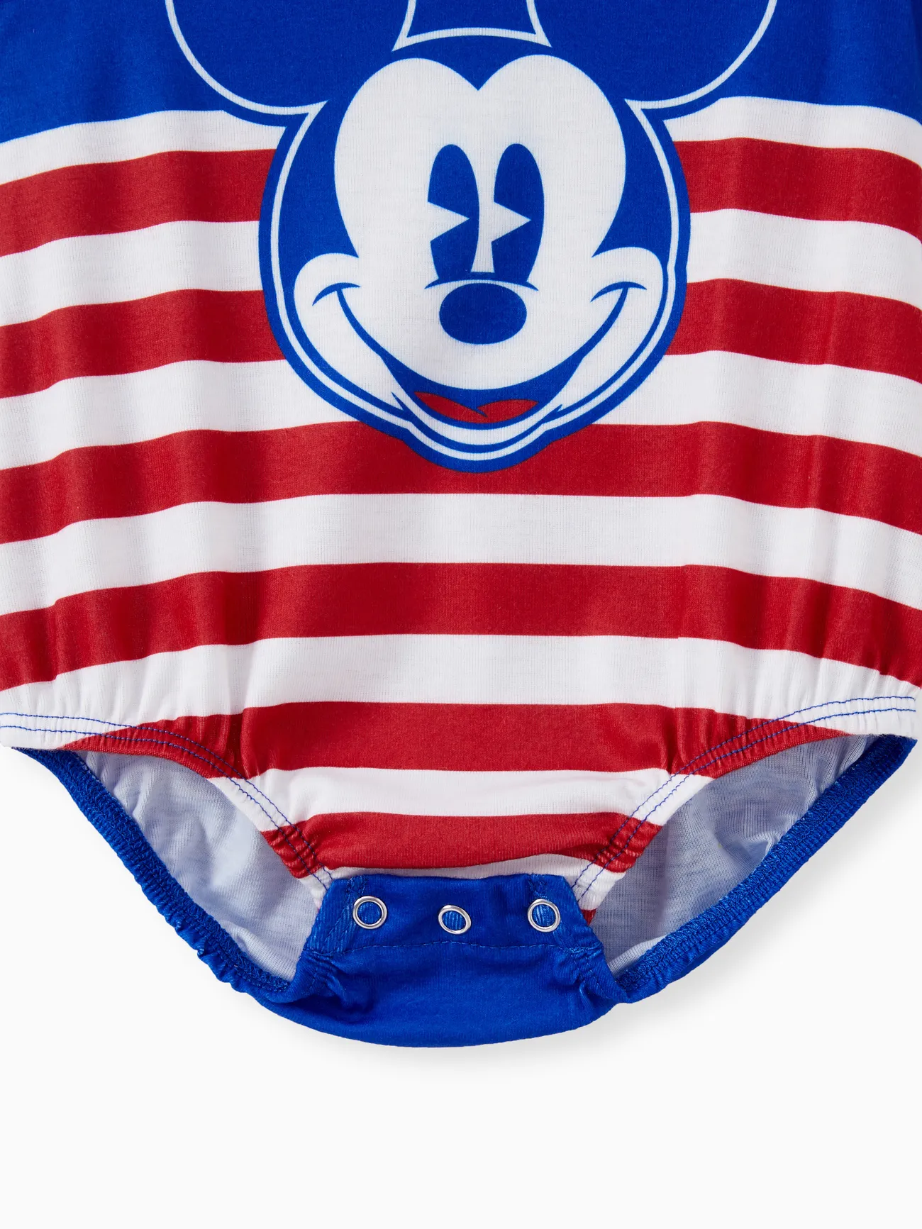 Baby - Disney Family Shirts and Dresses (Fourth of July Outfits) - Mickey & Minnie Mouse Clothes - Color block - image 14