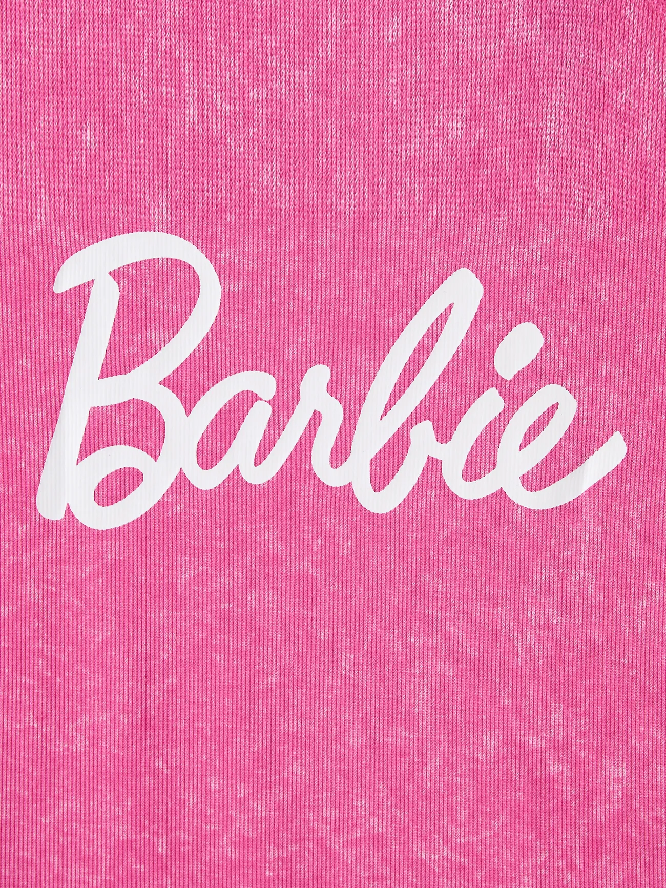 Barbie Manga corta Vestidos Mami y yo Roseo big image 1