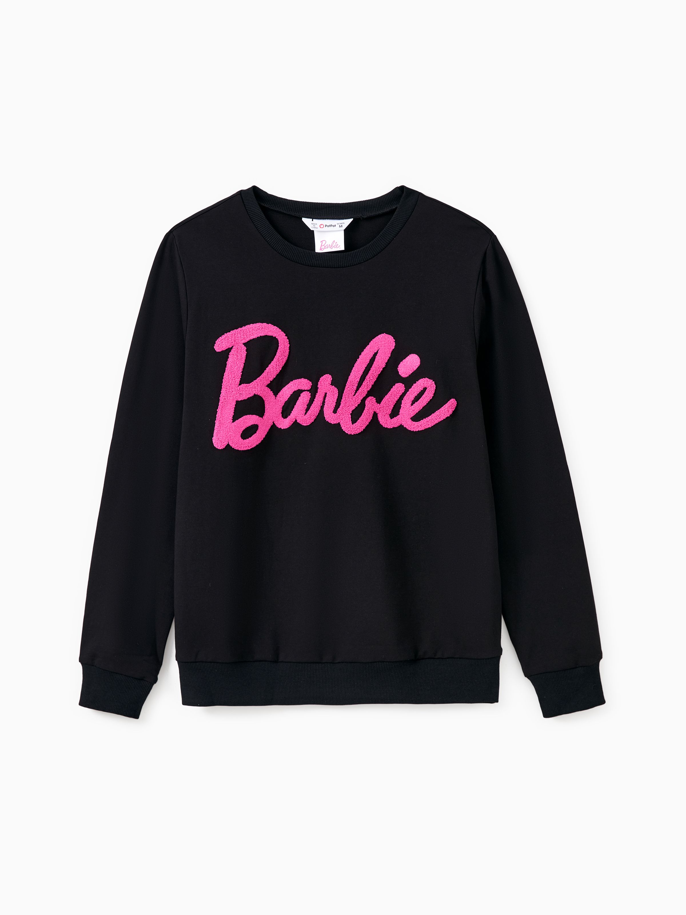 

Barbie Mommy and Me Letter Embroidered Long-sleeve Cotton Sweatshirt