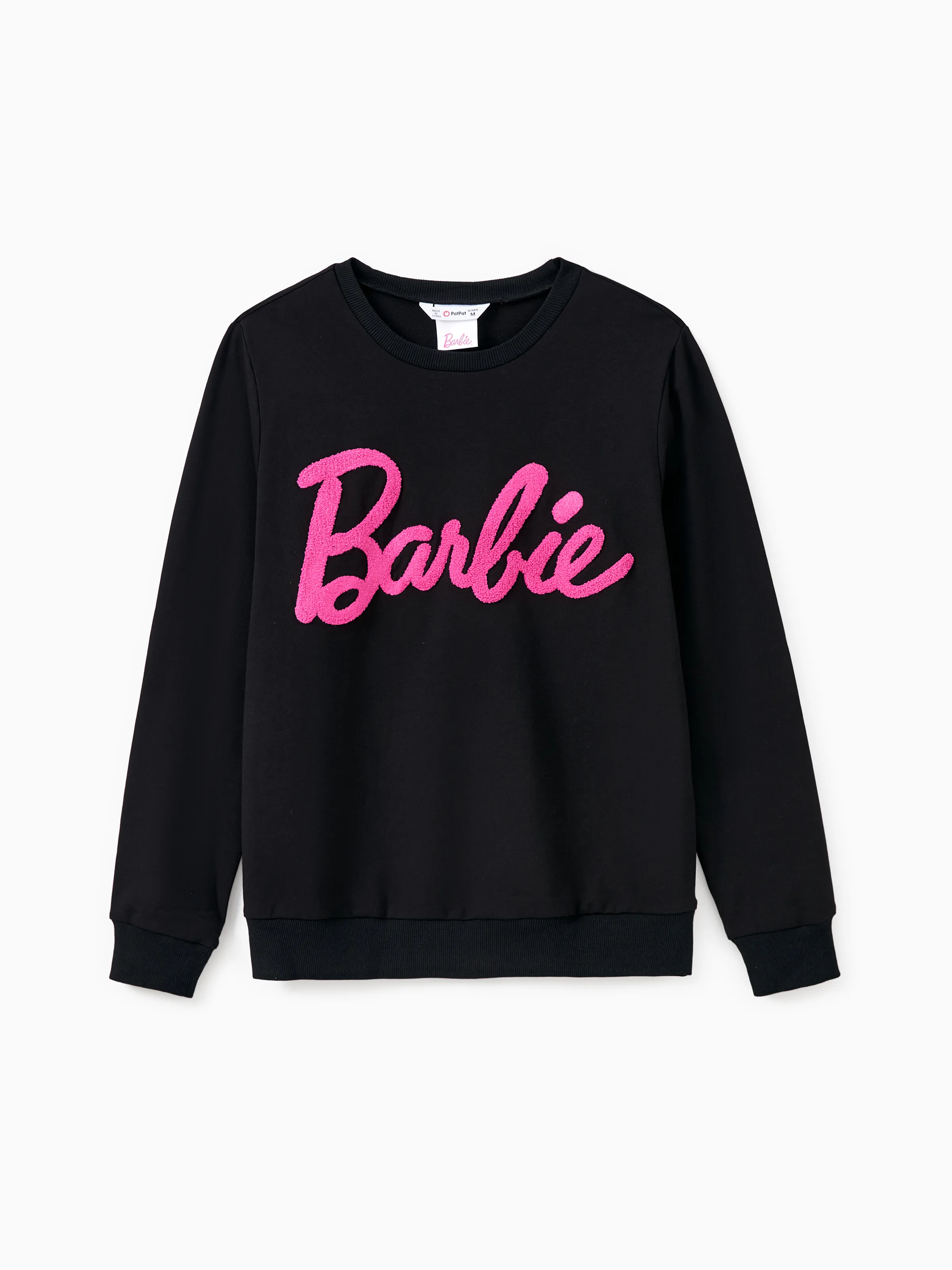 

Barbie Sweatshirt Mommy and Me Letter Embroidered Long-sleeve Cotton