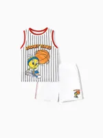 

Looney Tunes Toddler/Kid Boy 2pcs Basketball & Character Print Tank Top and Shorts Set