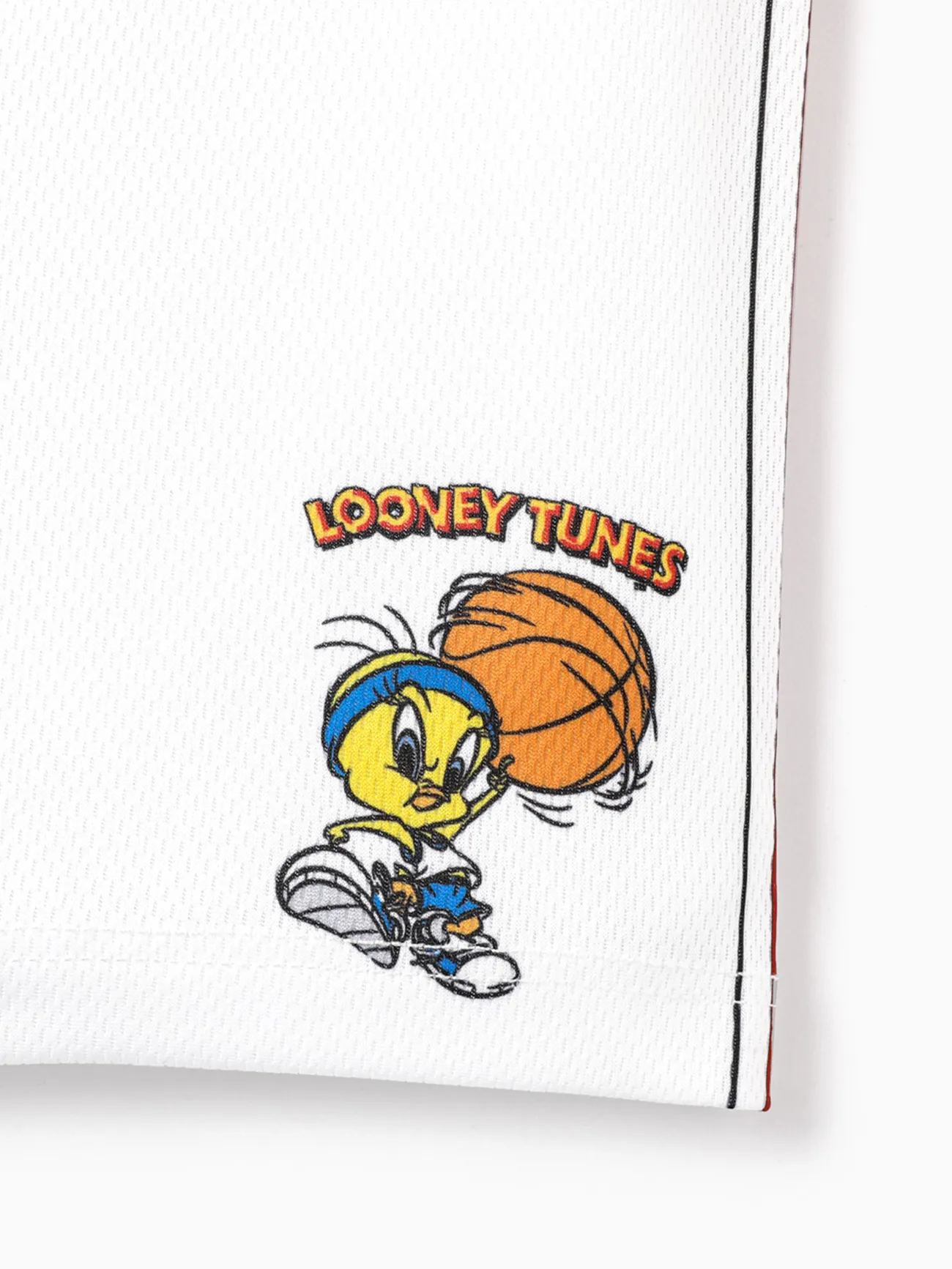 Looney Tunes Toddler/Kid Boy 2pcs Basketball & Character Print Tank Top and Shorts Set White big image 1