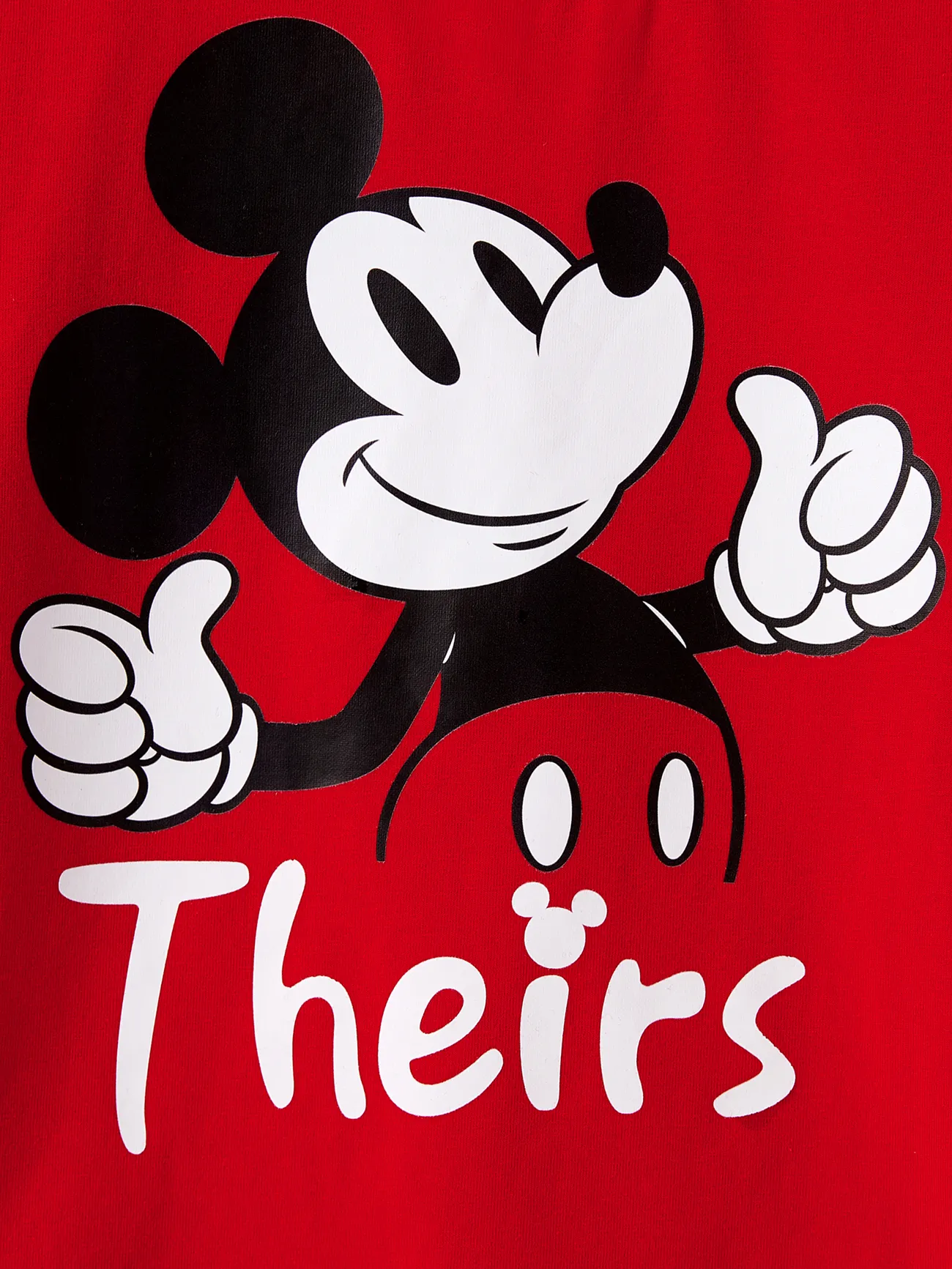Disney Mickey and Friends Día de la Madre Looks familiares Manga corta Conjuntos combinados para familia Conjuntos Rojo big image 1