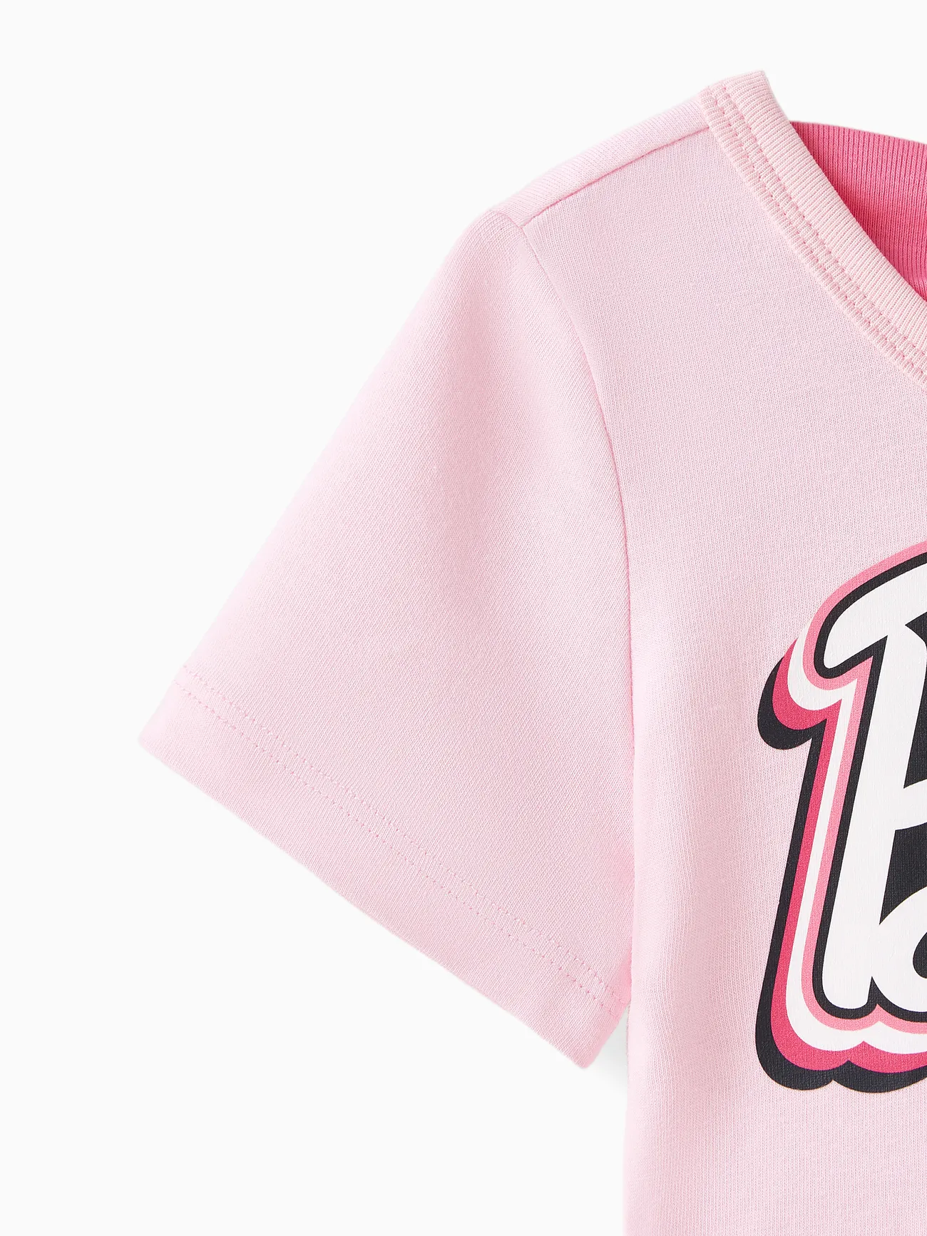 Barbie IP Fille Entortillé Doux Robes Rose Clair big image 1