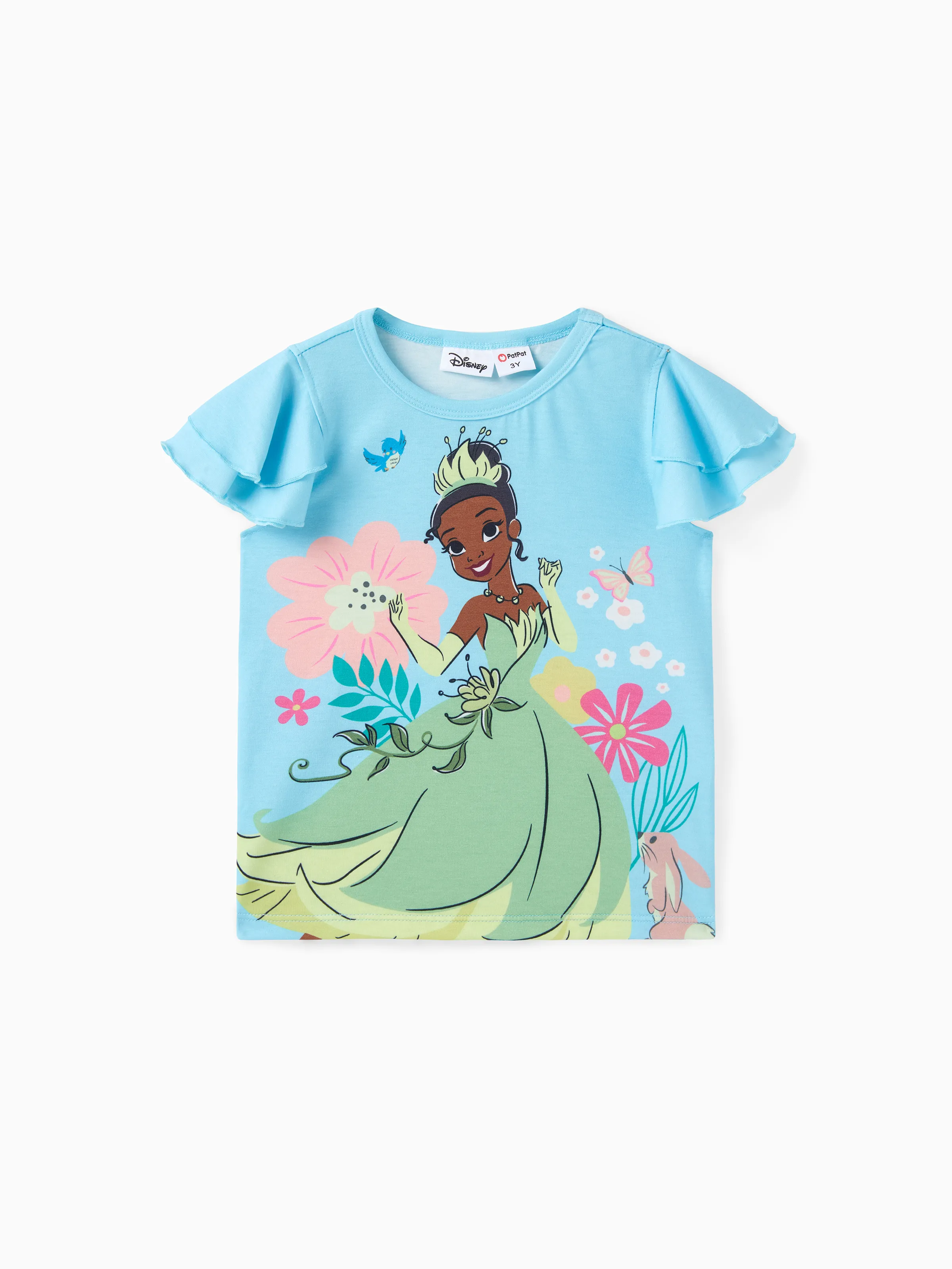 

Disney Princess Toddler Girl Naia™ Character Print Ruffled Short-sleeve Tee