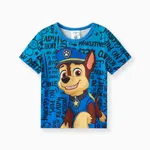 La Pat’ Patrouille Enfant en bas âge Unisexe Enfantin Manches courtes T-Shirt Bleu