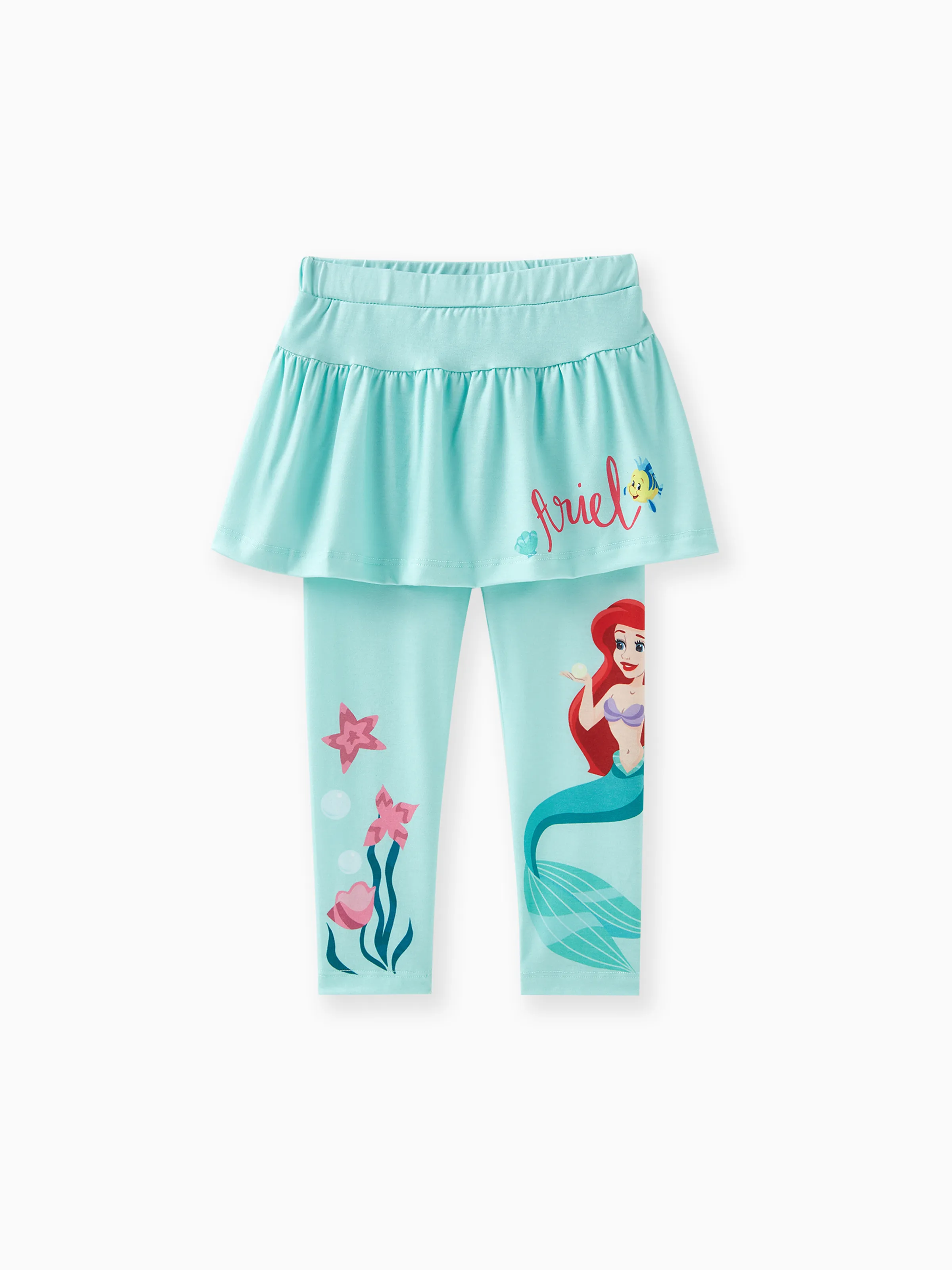 Disney Princess Niño pequeño Chica Falsas dos piezas Dulce Leggings / Ropa ajustada / Bootcut