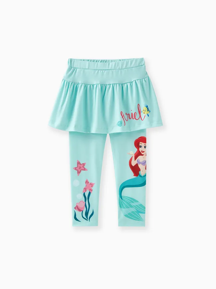 Disney Princess Toddler Girl Naia™ Character Print Ruffle Overlay 2 In 1 Leggings