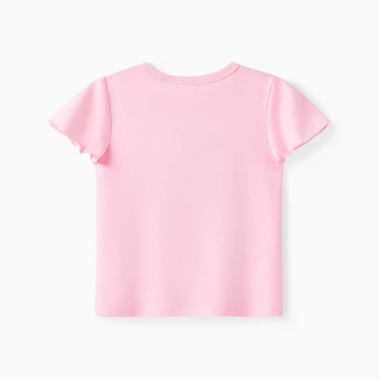 迪士尼幼兒/兒童女孩奈亞™角色印花飄逸袖 T 恤 粉色 big image 1