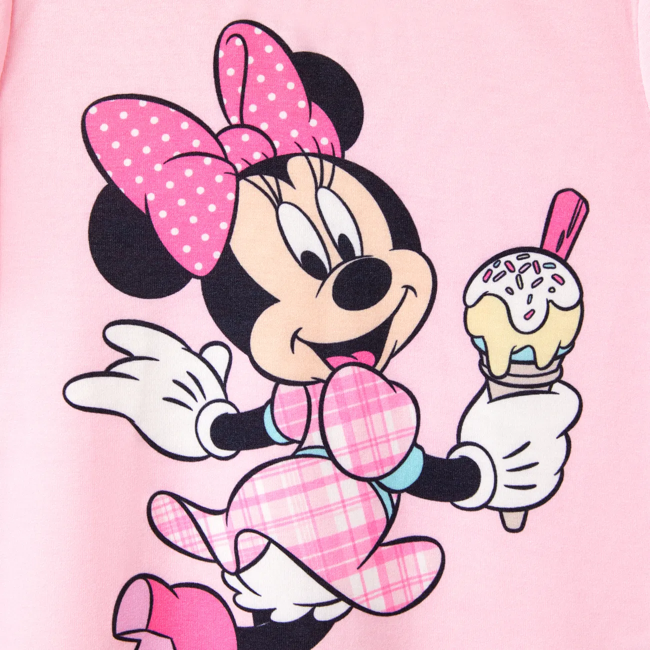 Disney Mickey and Friends Toddler/Kid Girl Naia™ Character Print Flutter-sleeve Tee Pink big image 1