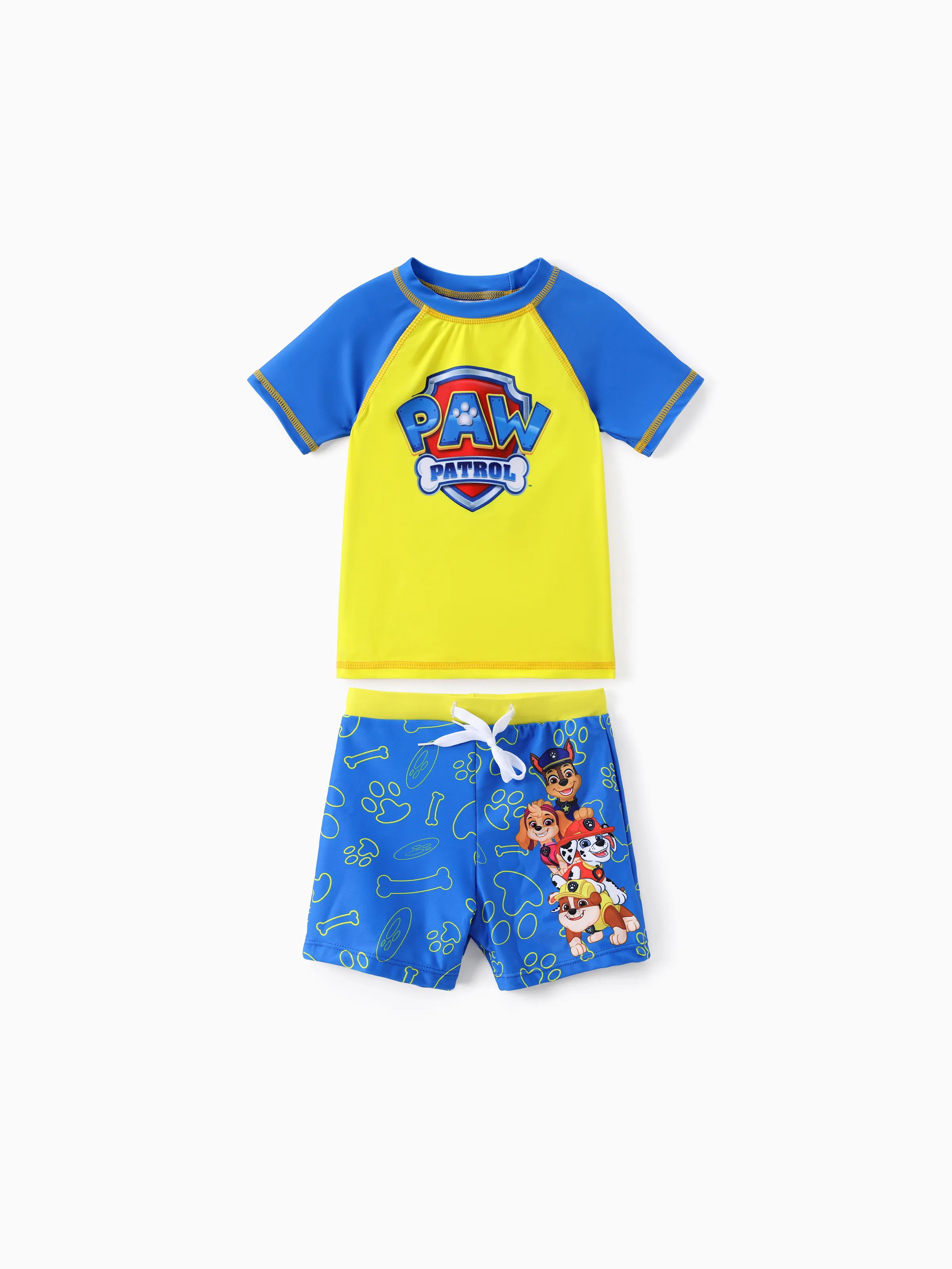 

PAW Patrol Toddler Boy 2pcs Colorblock Tops and Trunks Swimsuit