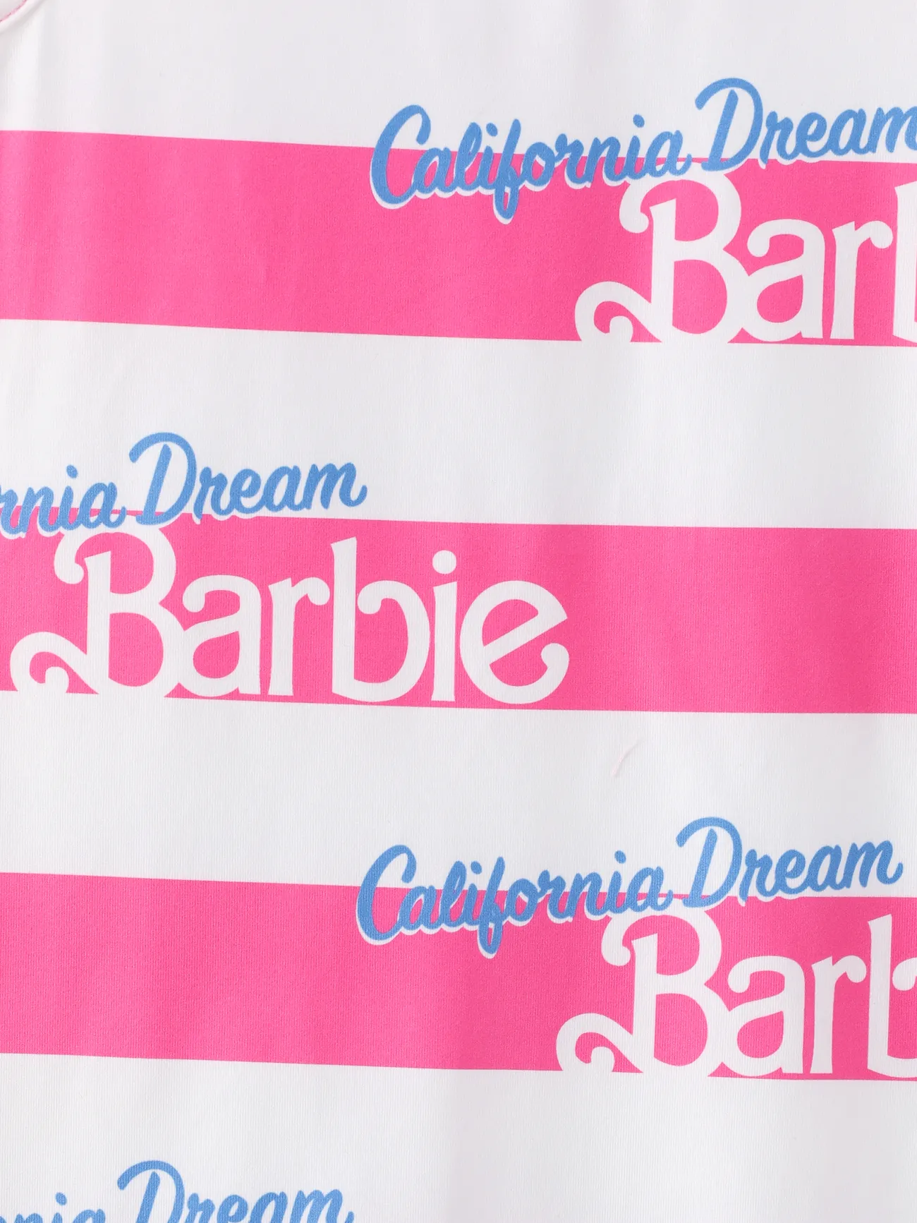 Barbie Toddler/Kid Girl 情人節字母和心形通體印花連衣裙 小白 big image 1