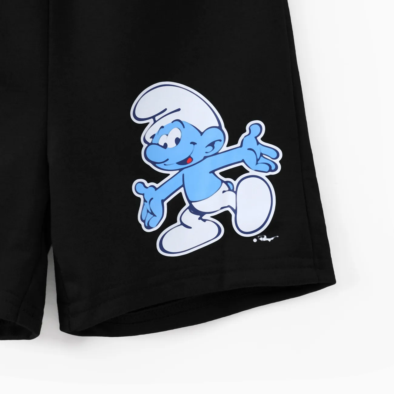 The Smurfs Toddler Boys 2pcs Character Print Tee with Shorts Set Blue big image 1