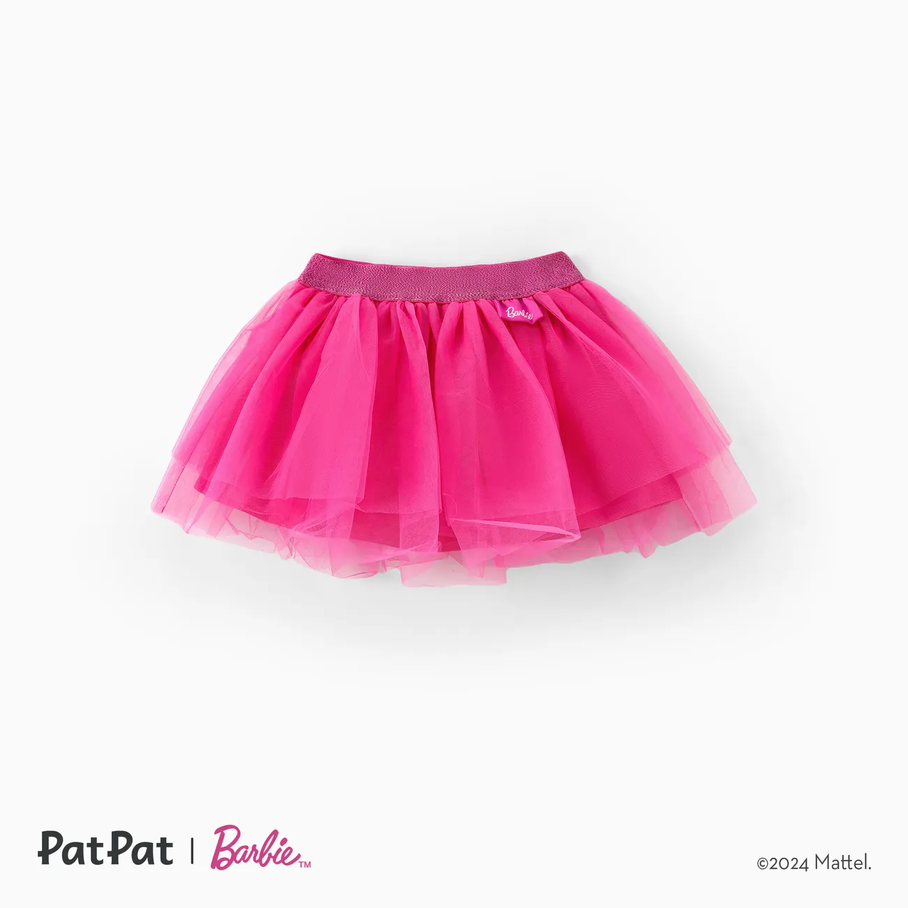 Barbie Toddler Girl 1pc Long-sleeve T-shirt or Tulle Skirt Set
