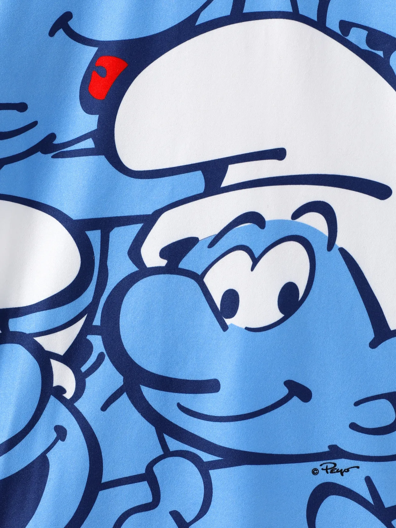 Die Schlümpfe 2 Stück Kleinkinder Jungen Kindlich T-Shirt-Sets blau big image 1
