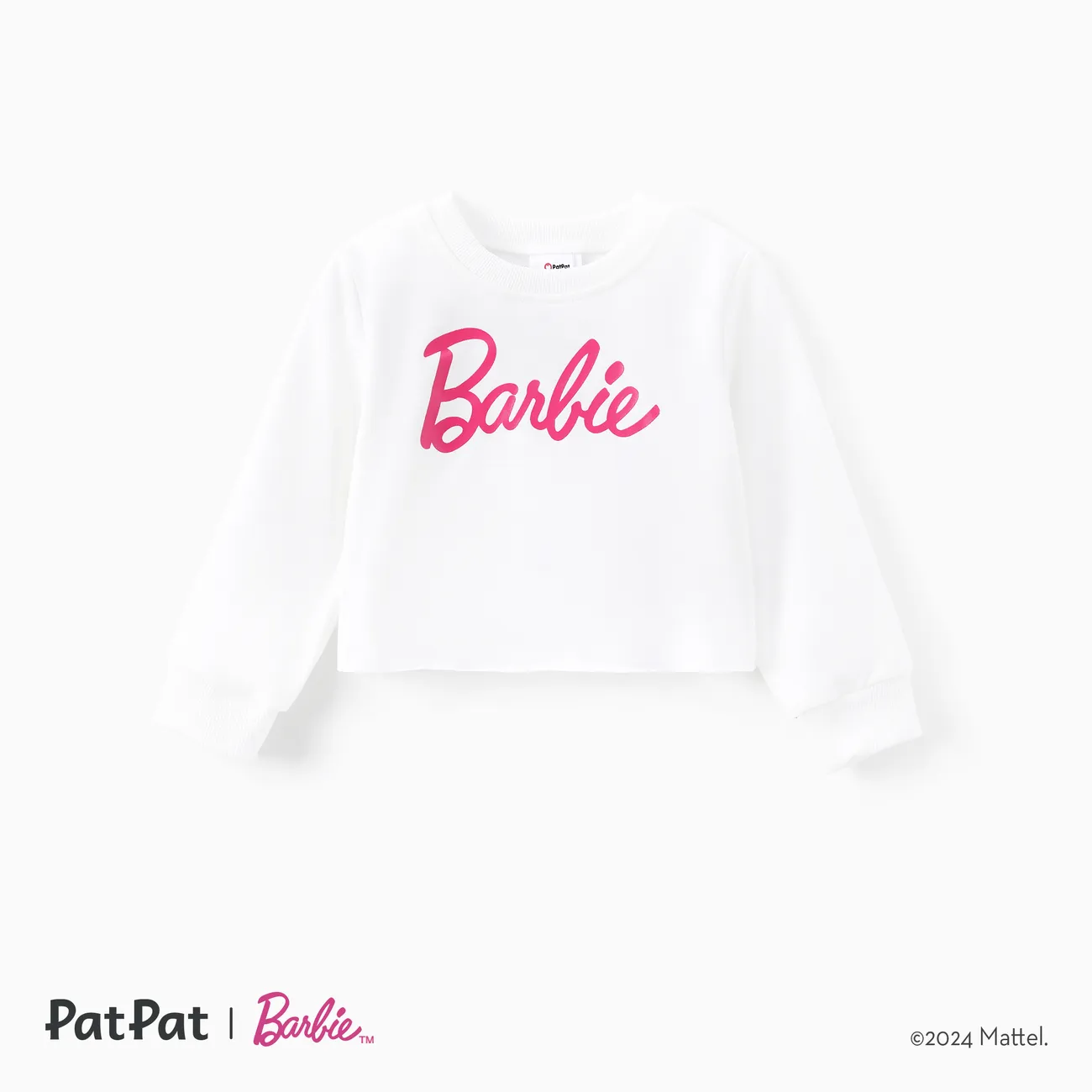 Barbie 小童 女 織帶 童趣 套裝裙 白色 big image 1