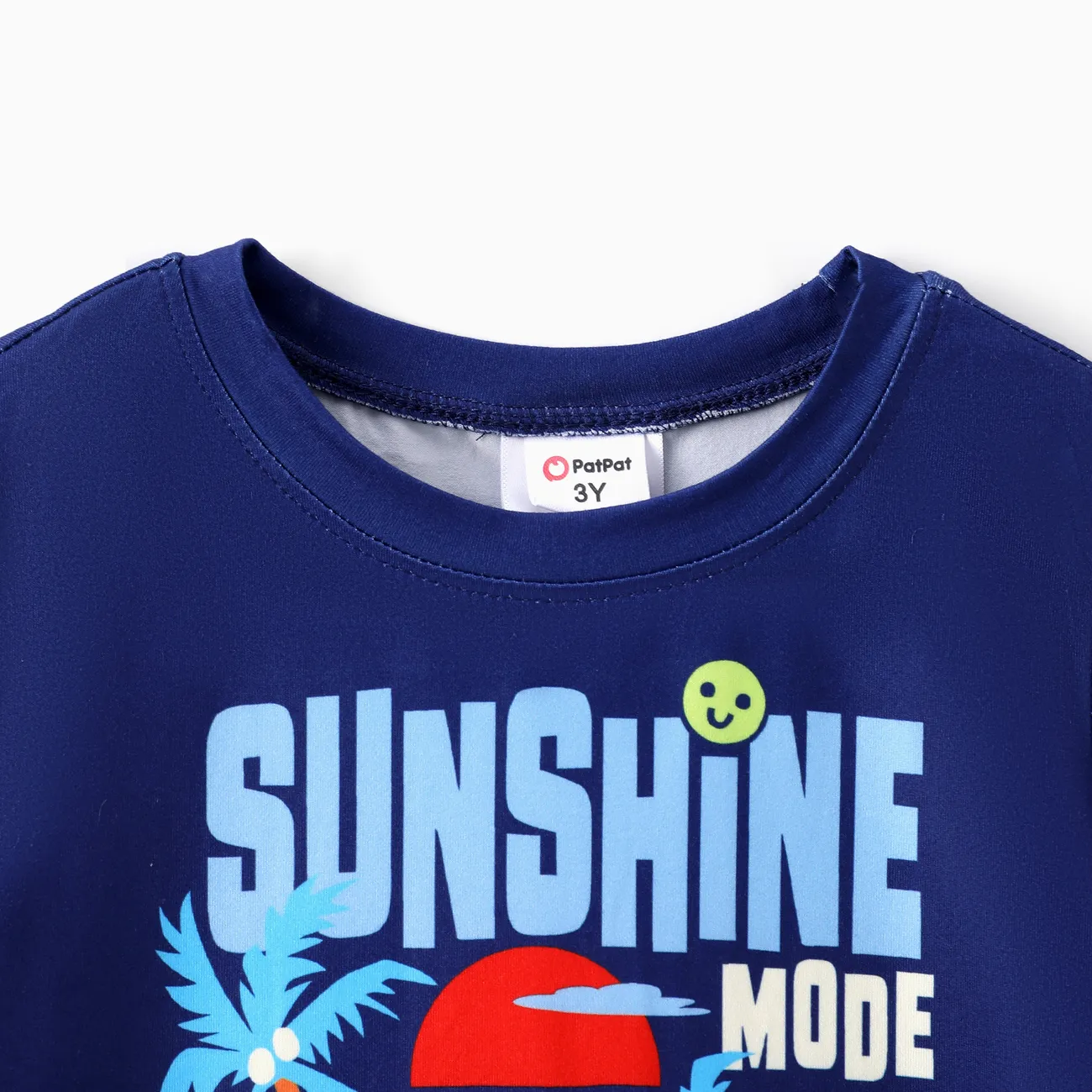 Paw Patrol Toddler/Kid Boys 2pcs Beach-themed Pineapple Character Print Tee with Shorts Set DeepBlue big image 1