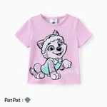 Patrulha Canina Unissexo Infantil T-shirts Roxo Claro