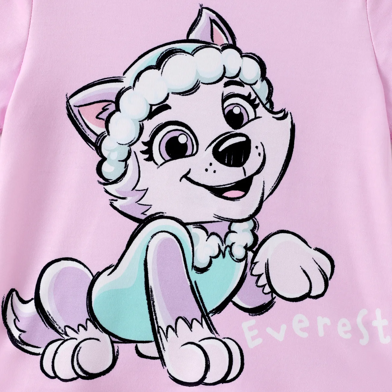 Patrulla de cachorros Unisex Infantil Camiseta Violeta claro big image 1