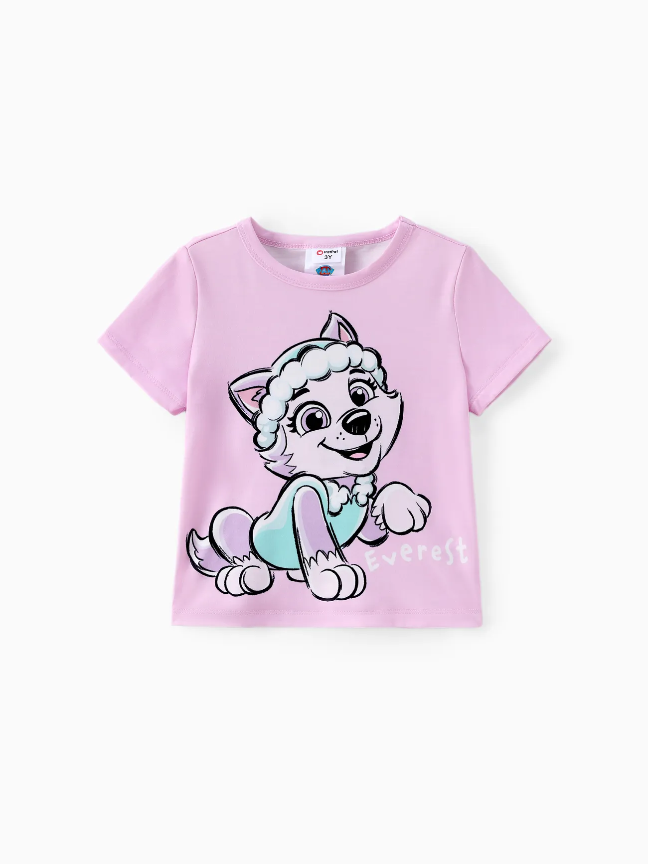 PAW Patrol Toddler Boy/Toddler Girl Positioned printed graphic T-shirt
 Light Purple big image 1