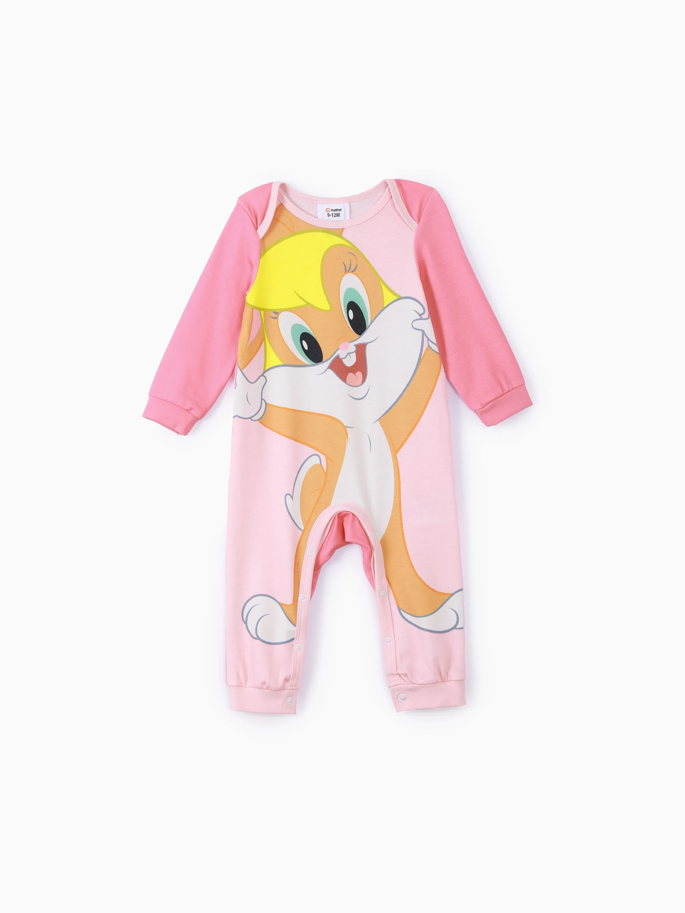 looney tunes combinaison naia™ à manches longues et imprimé animalier pour bébé garçon/fille