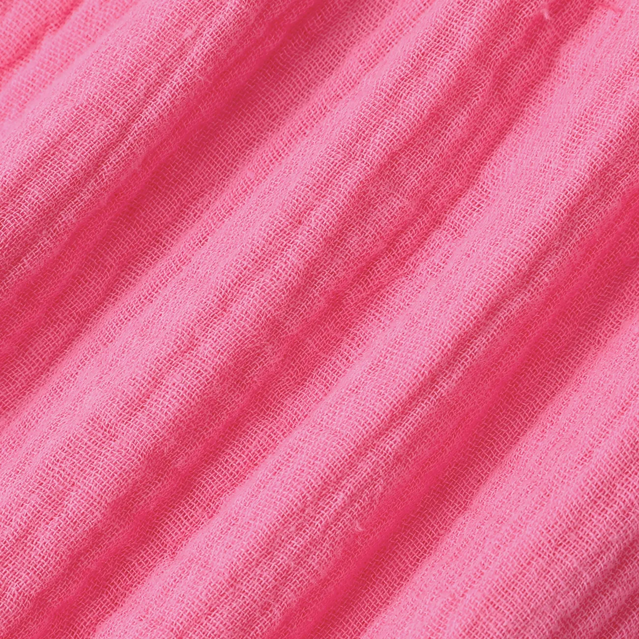Kleinkind Mädchen Süßer Hängeriemen Design Rosa Baumwoll-Strampler  rosa big image 1