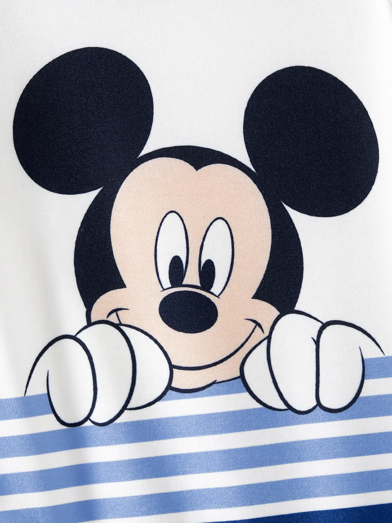 Disney Mickey and Friends 全家裝 短袖 親子裝 上衣 彩條 big image 1