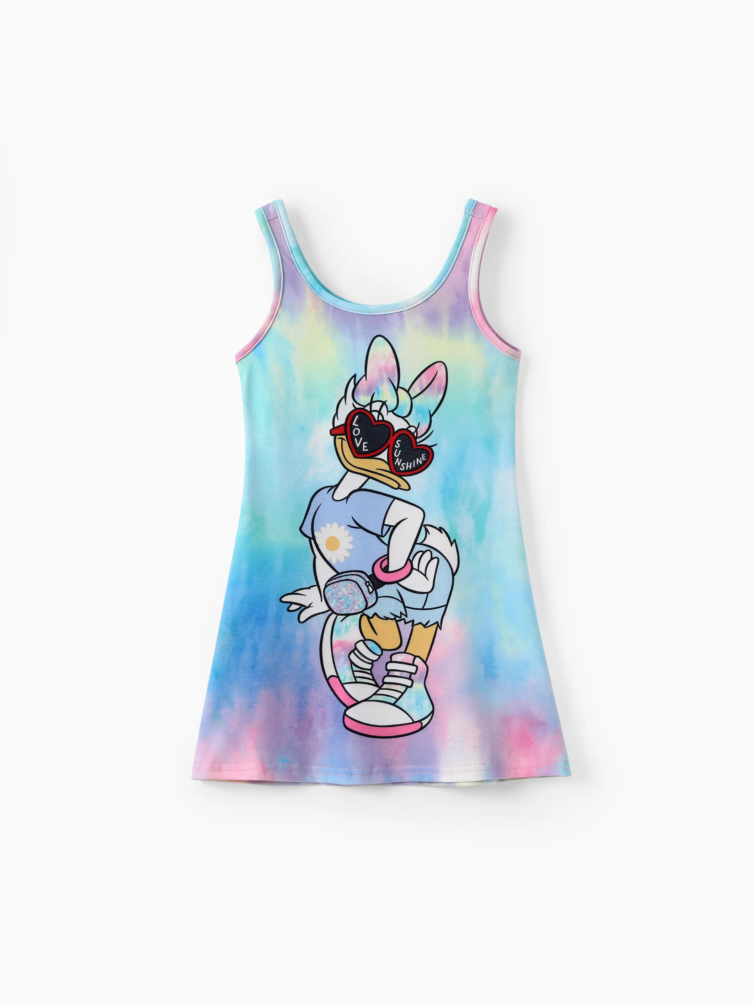 

Disney Mickey and Friends Toddler/Kid Girls 1pc Naia™ Minnie/Daisy Tie-Dye Print Sleeveless Dress