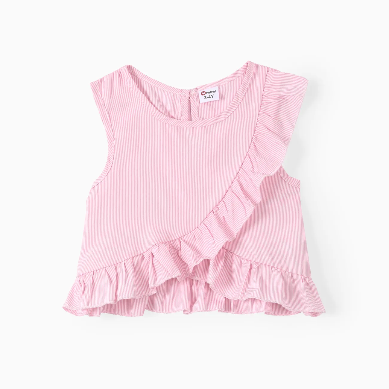 2 Stück Kleinkinder Mädchen Gekräuselter Saum Süß Kostümrock rosa big image 1
