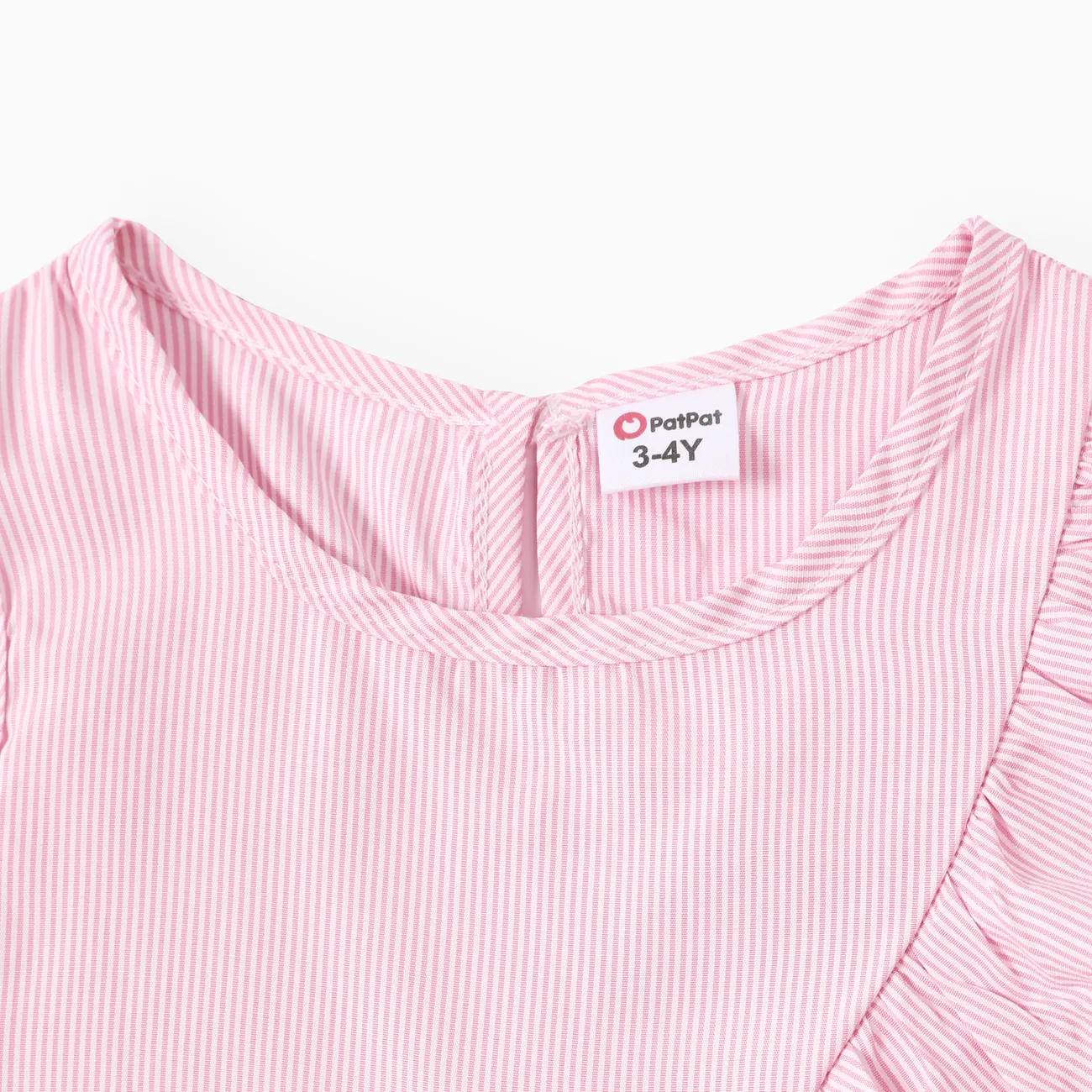 2 Stück Kleinkinder Mädchen Gekräuselter Saum Süß Kostümrock rosa big image 1