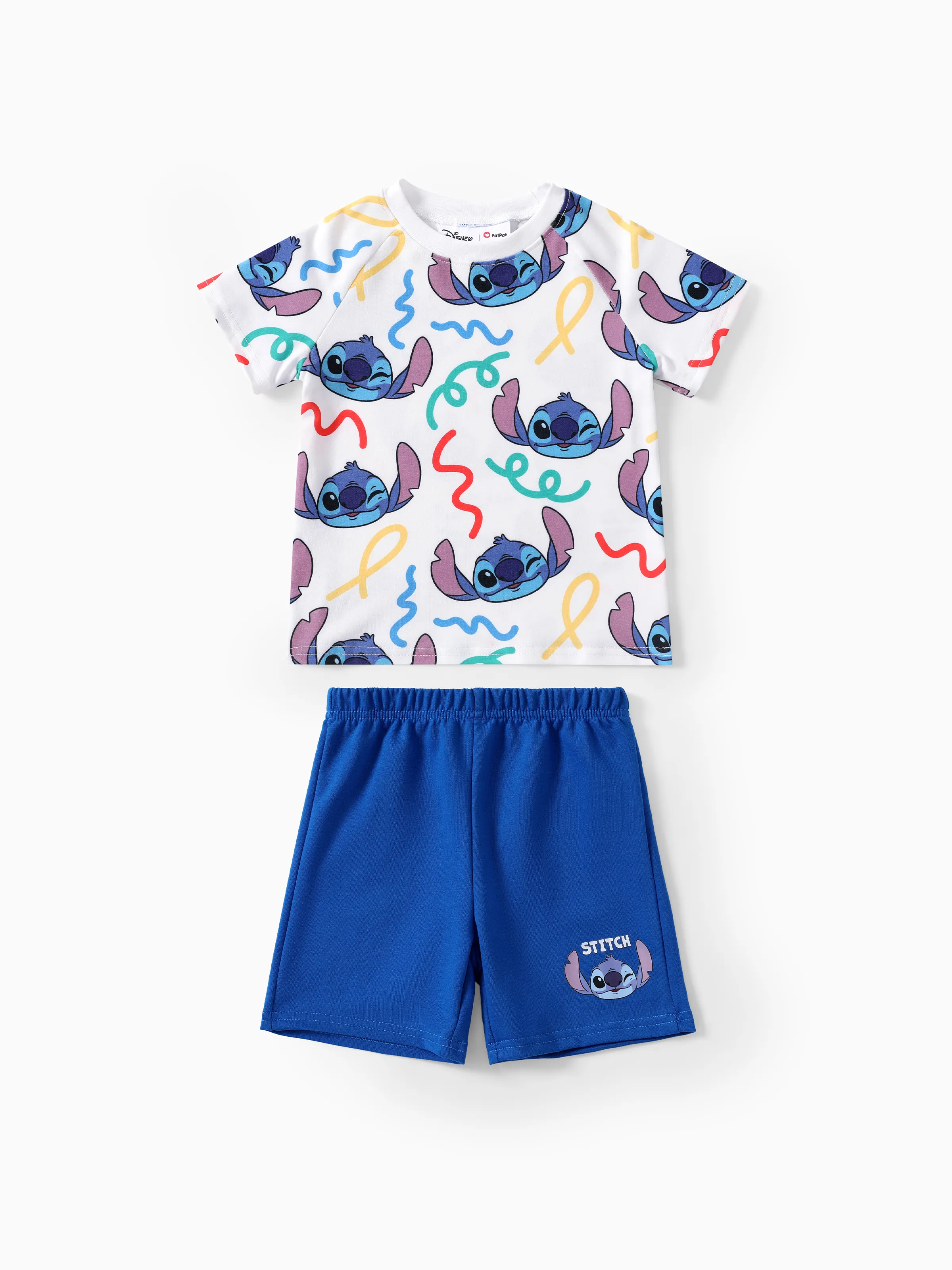 

Disney Stitch Toddler Boys 2pcs Naia™ Character Doodle Print Tee with Shorts Set