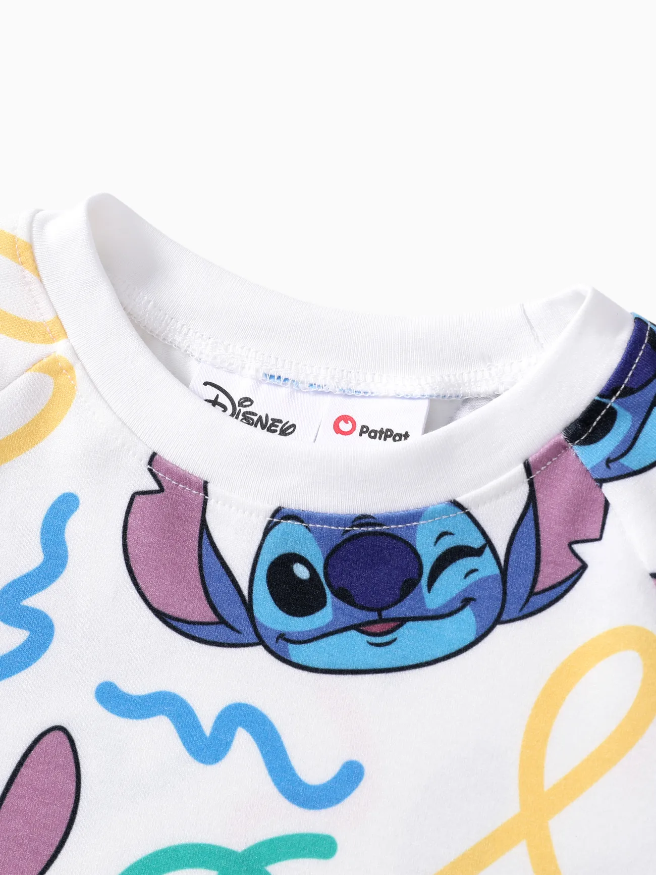 Disney Stich 2 Stück Kleinkinder Jungen Kindlich T-Shirt-Sets weiß big image 1