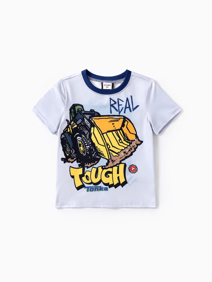 Tonka Kleinkind Jungen 1 Stück LKW mit Buchstabendruck T-Shirt