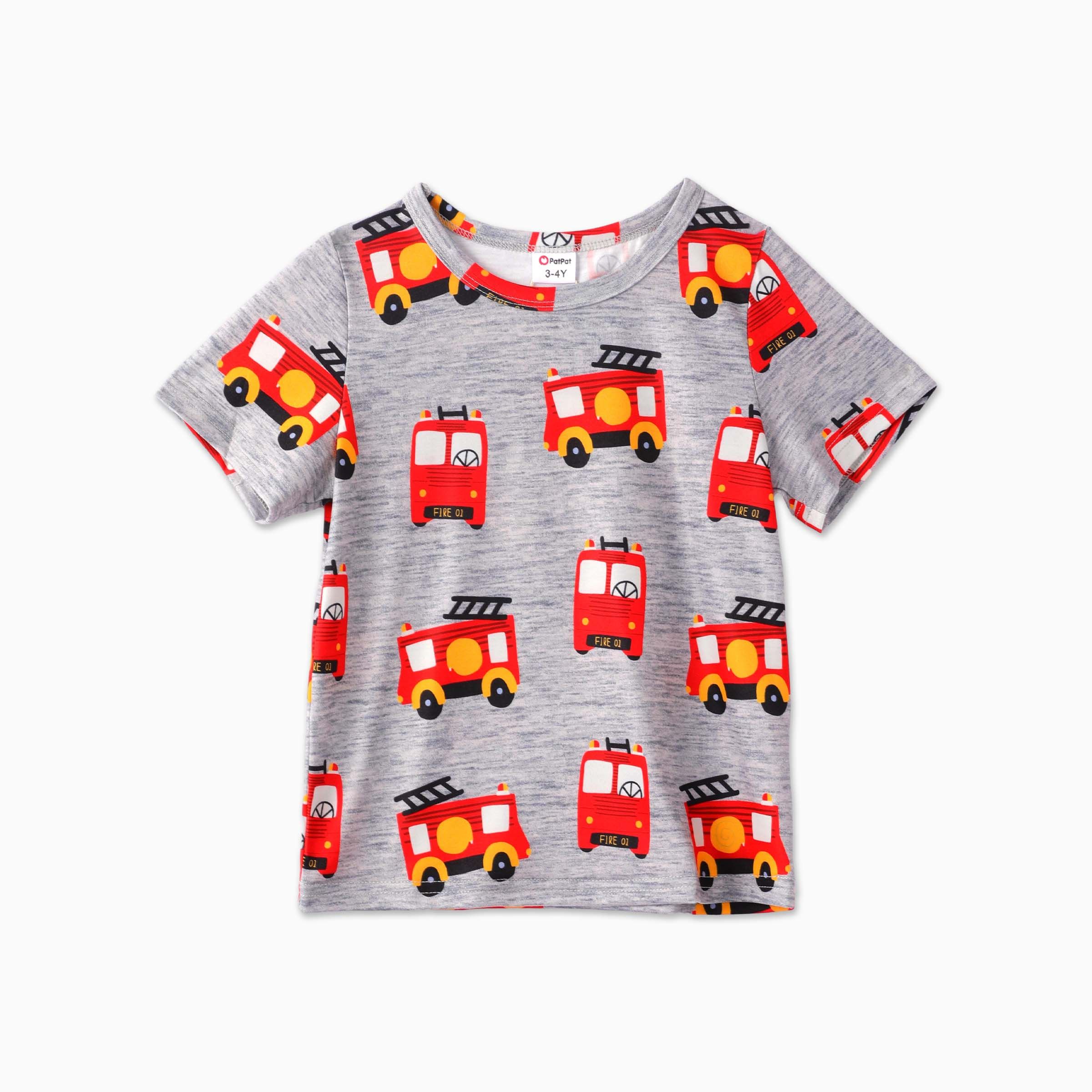 Toddler Boy Vehicle Print Short-sleeve Tee